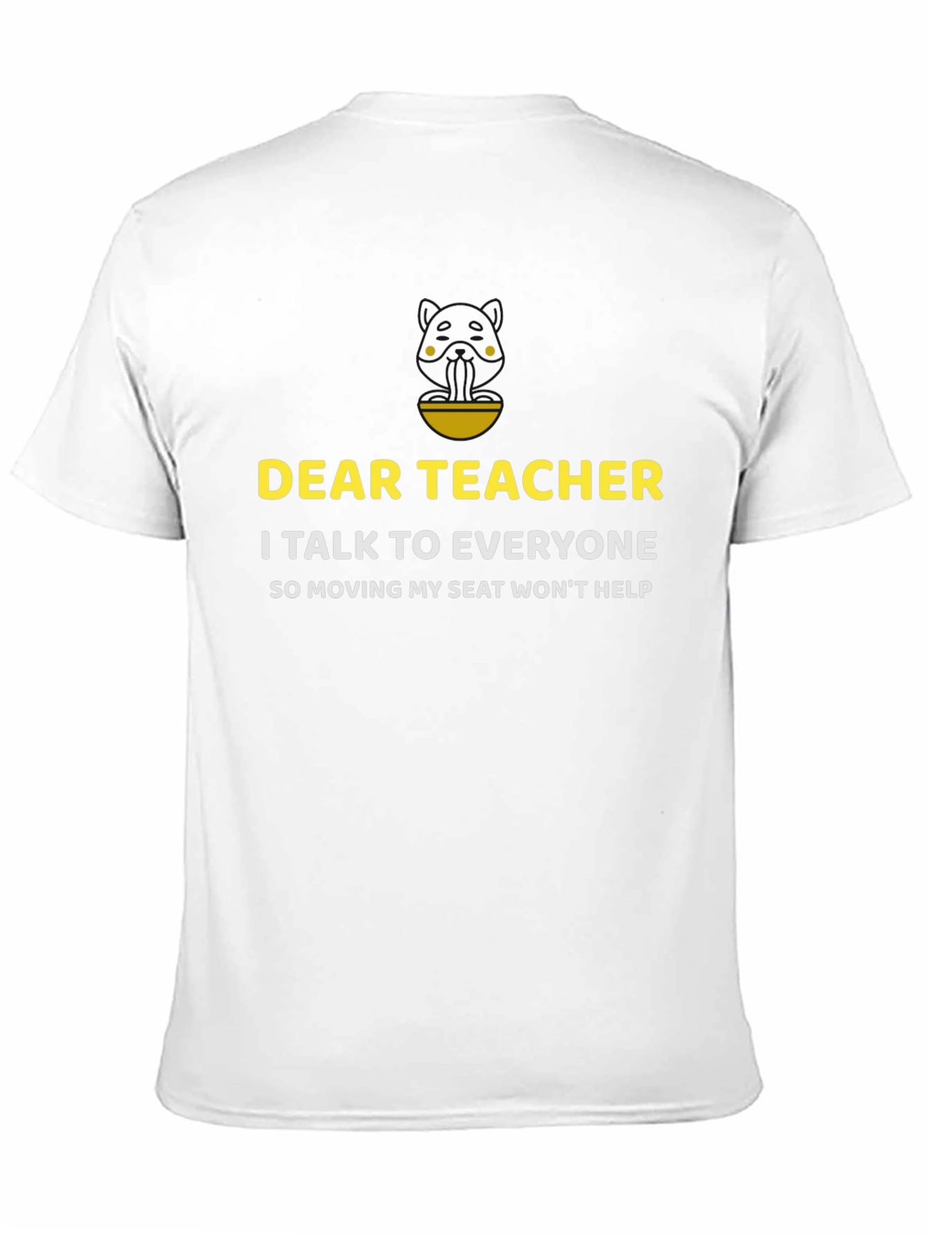 Dear Teacher Funny Sarcastic T-Shirt