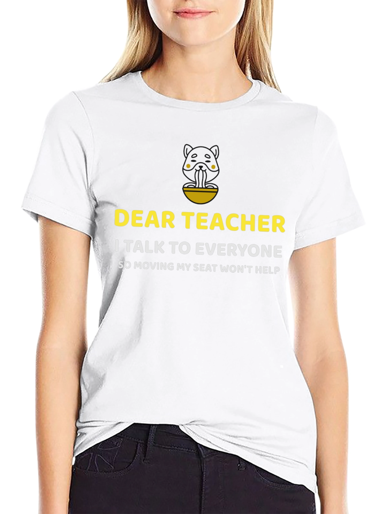 Dear Teacher Funny Sarcastic T-Shirt
