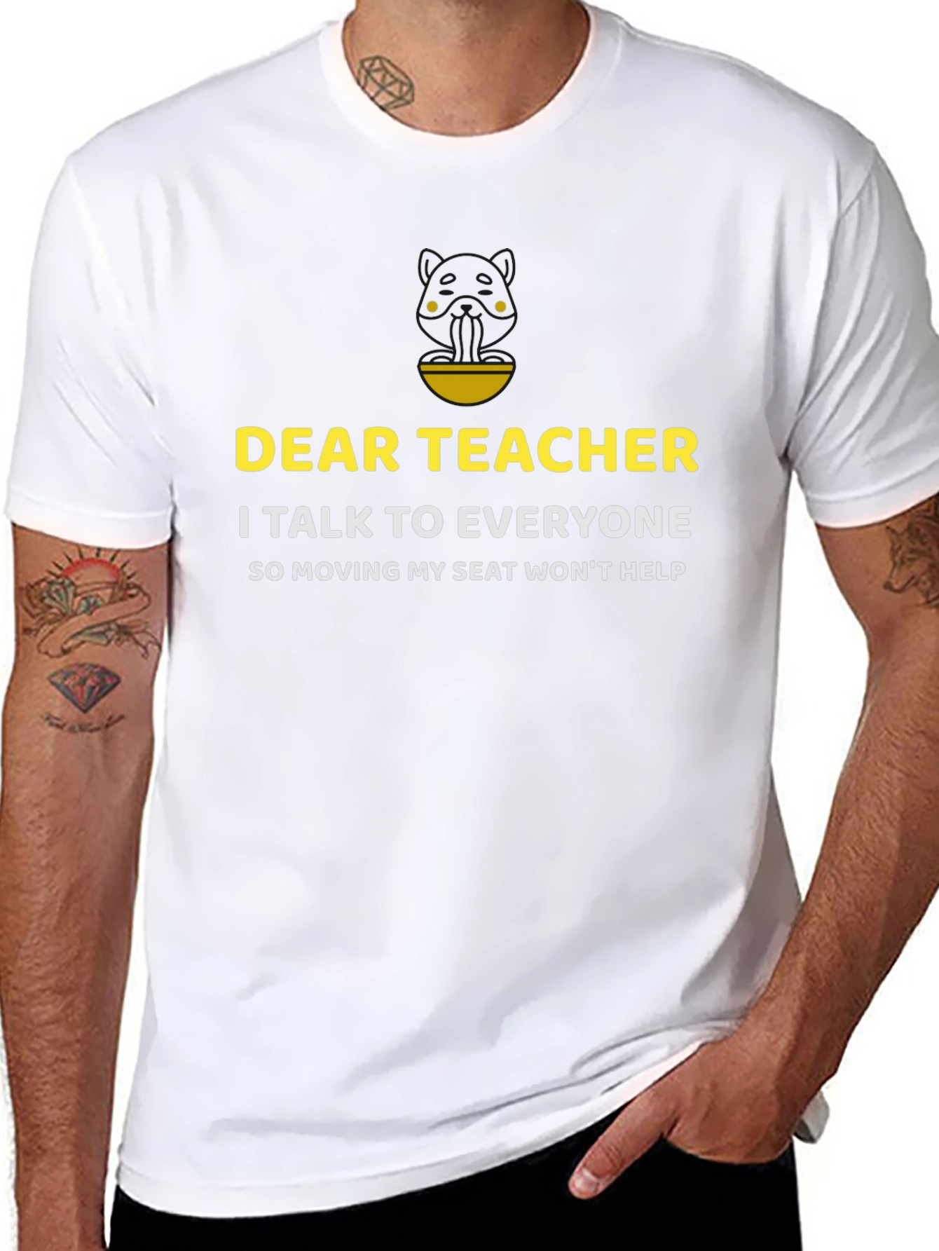 Dear Teacher Funny Sarcastic T-Shirt