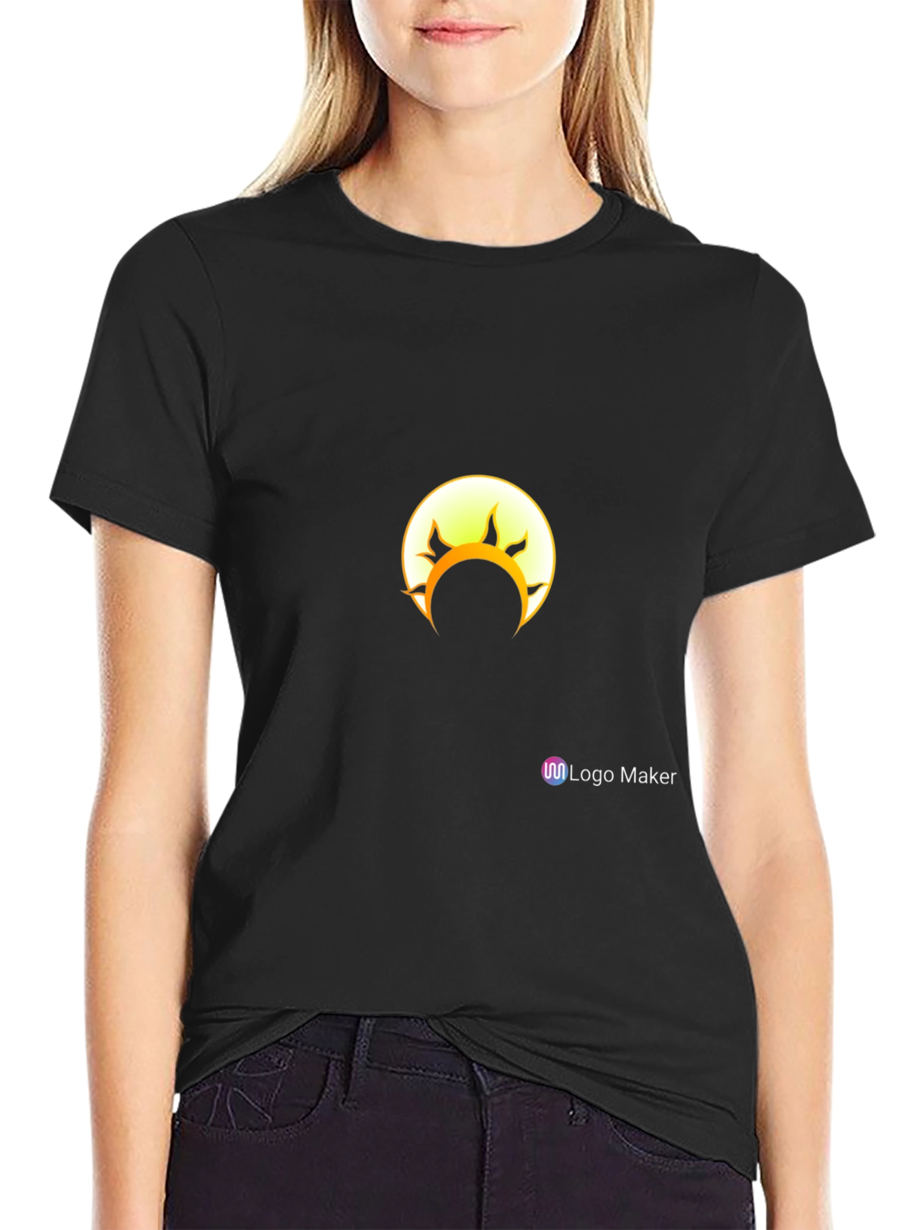 Eclipse Graphic Black T-Shirt