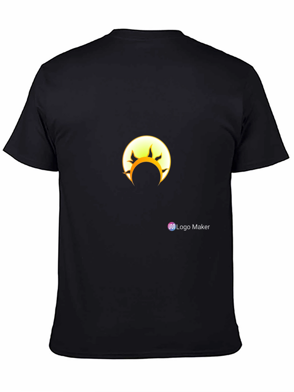 Eclipse Graphic Black T-Shirt