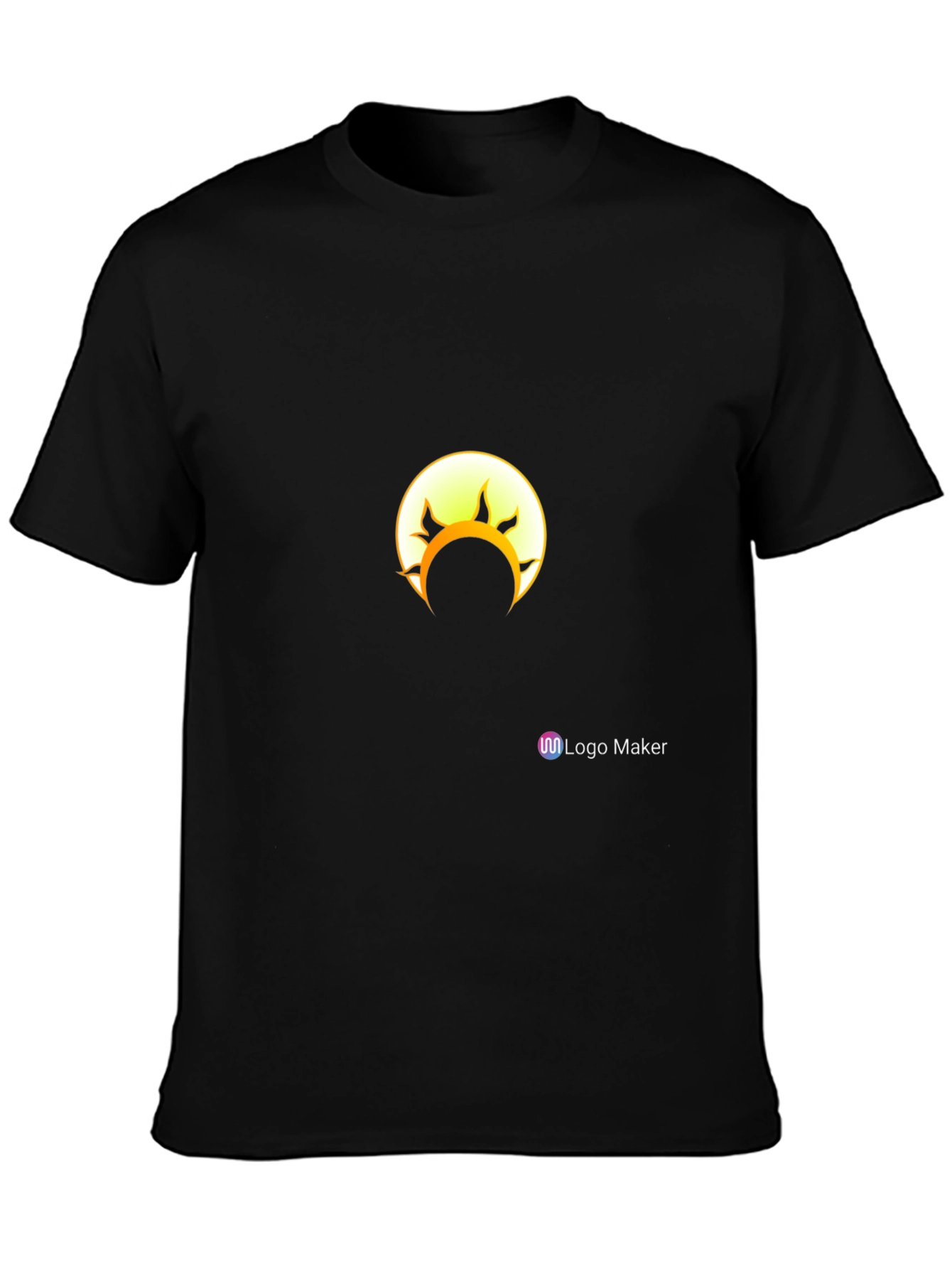 Eclipse Graphic Black T-Shirt