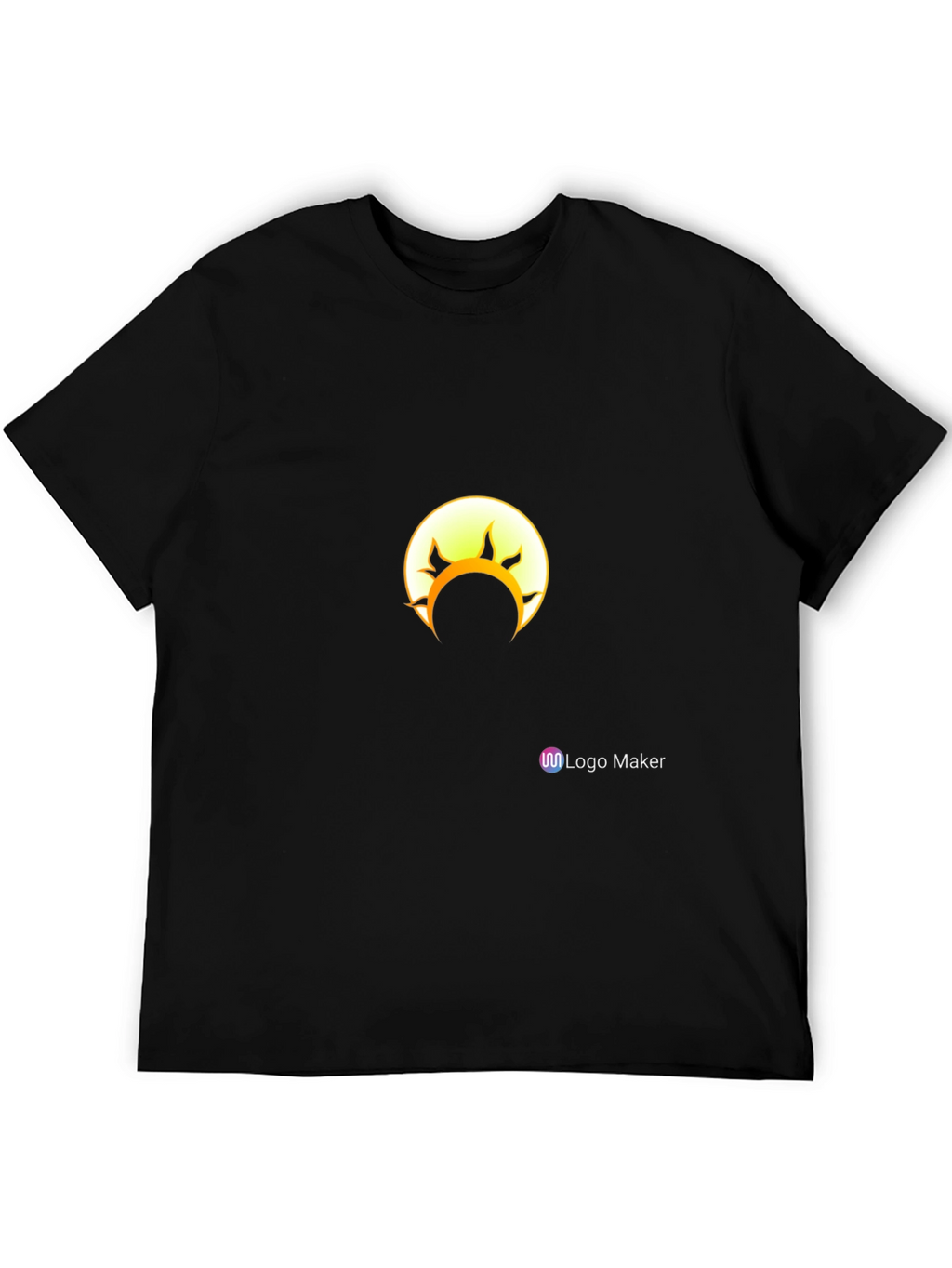 Eclipse Graphic Black T-Shirt