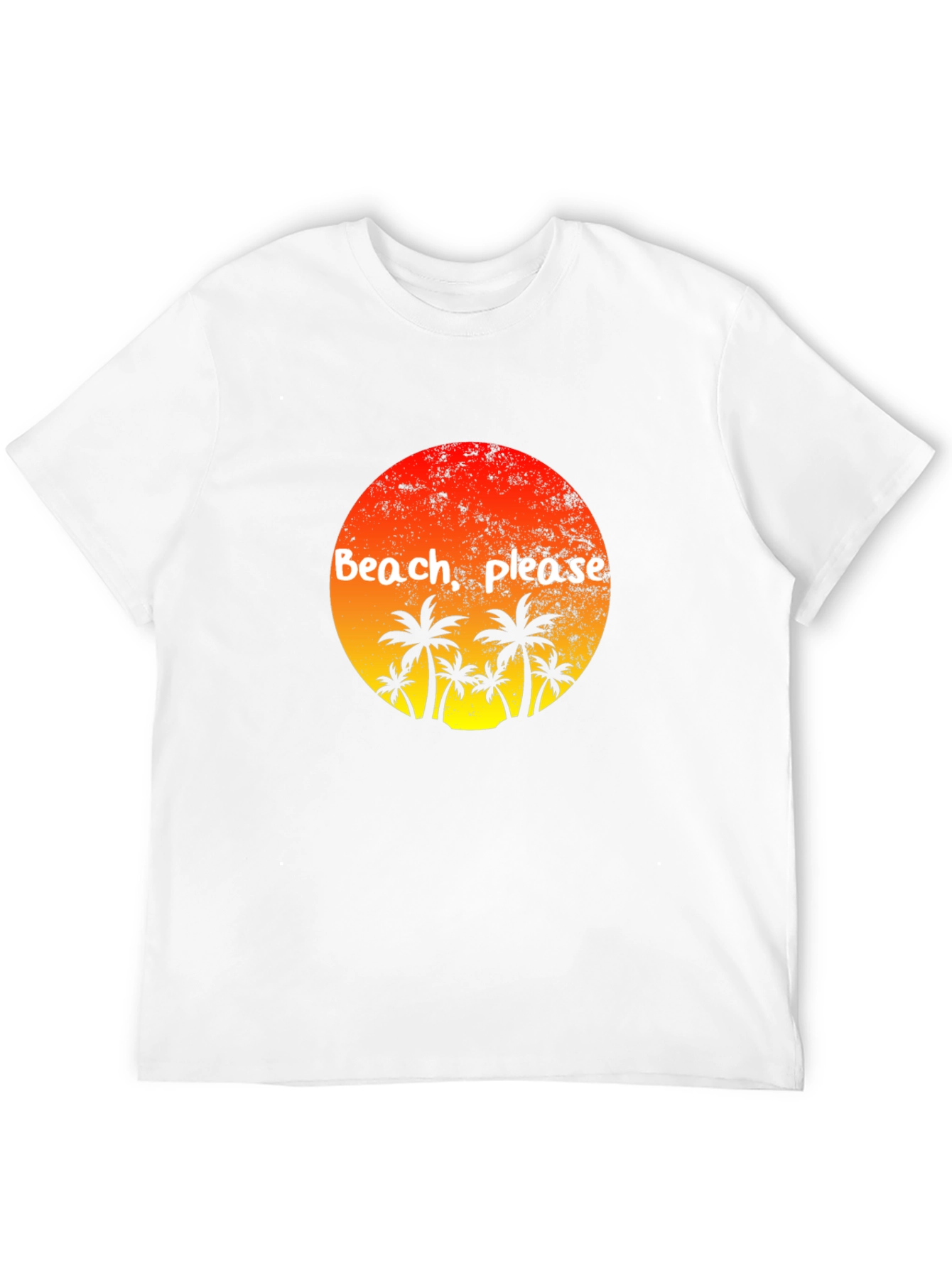 Beach Please Palm Tree T-Shirt - Tropical Vibes