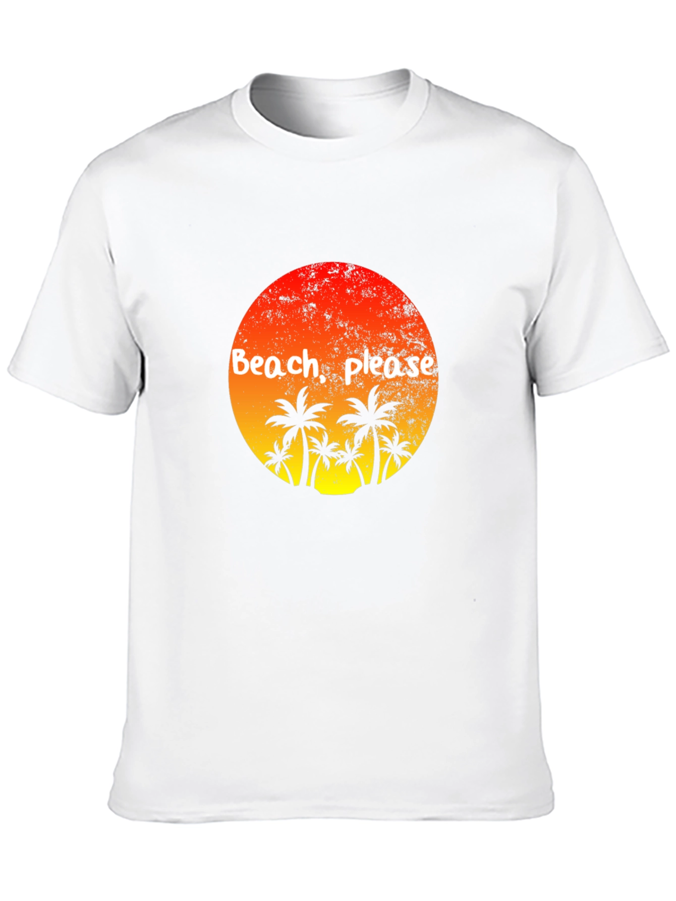 Beach Please Palm Tree T-Shirt - Tropical Vibes