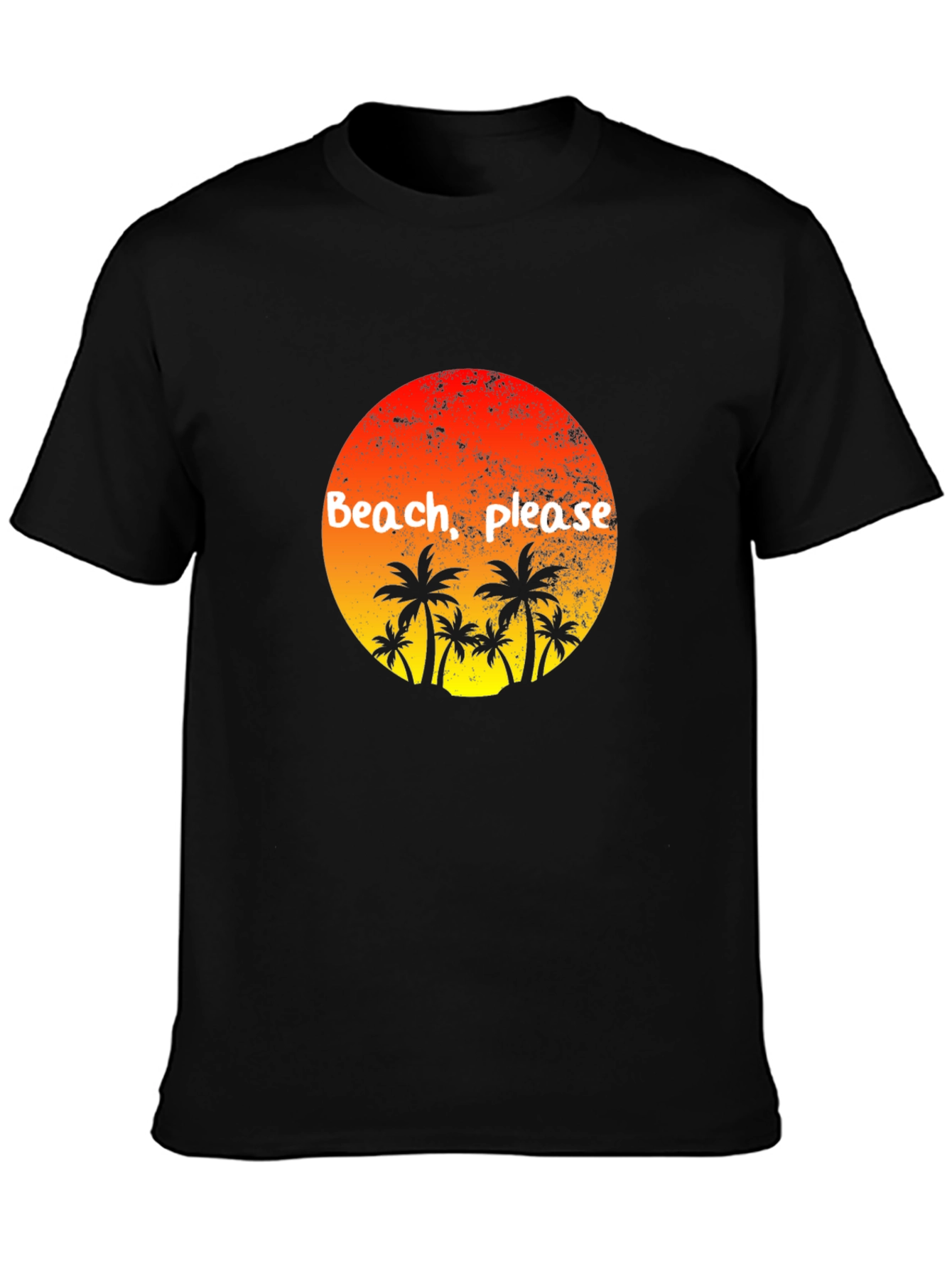Beach Please Palm Tree T-Shirt - Tropical Vibes