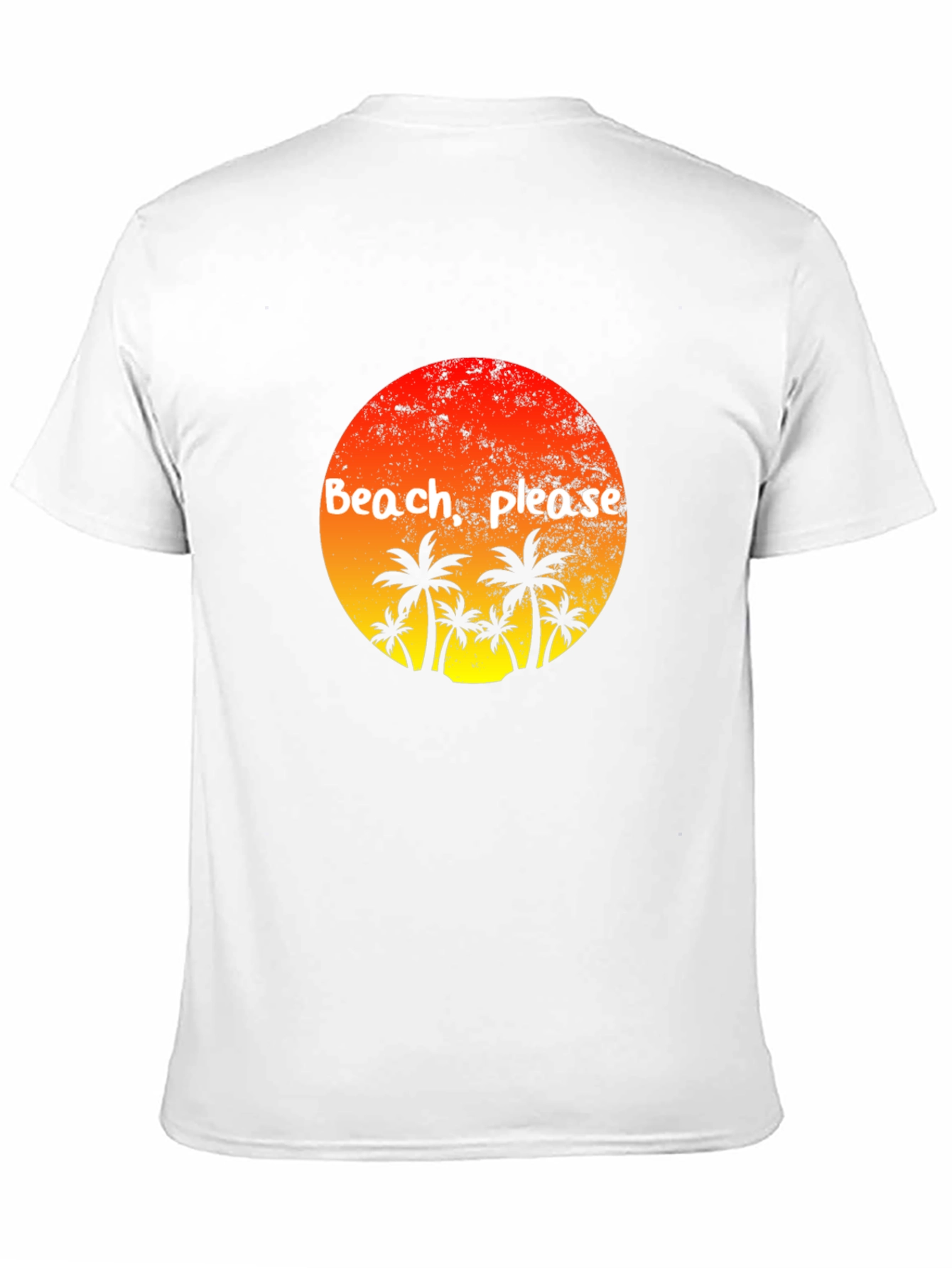 Beach Please Palm Tree T-Shirt - Tropical Vibes