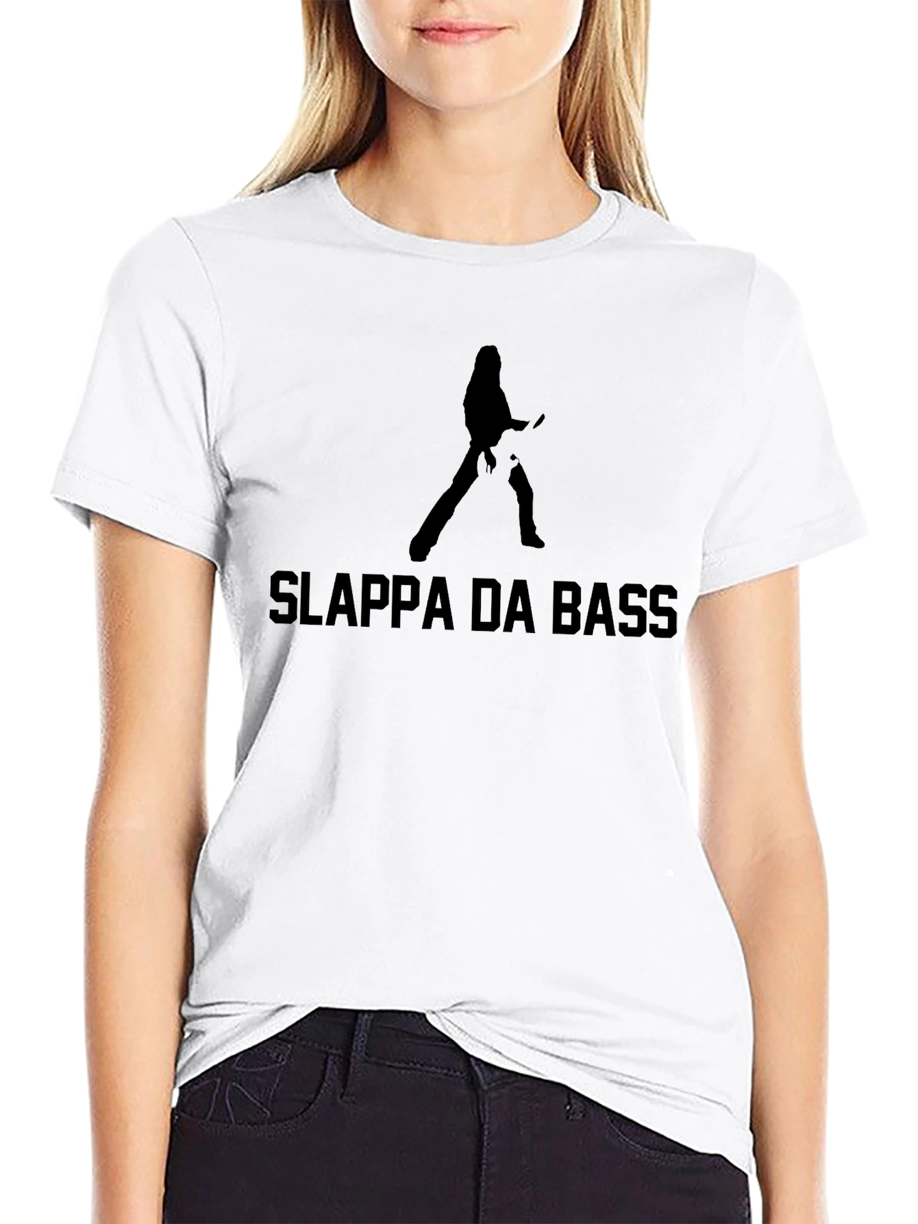 Slappa Da Bass Black Graphic Tee