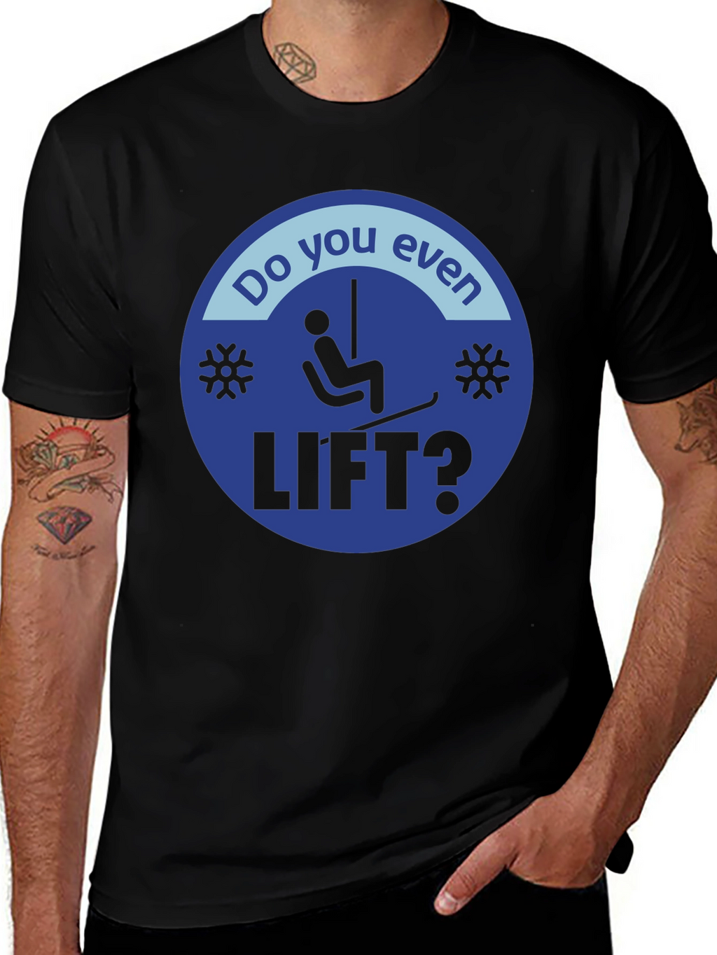 Do You Even Lift? Skiing T-Shirt
