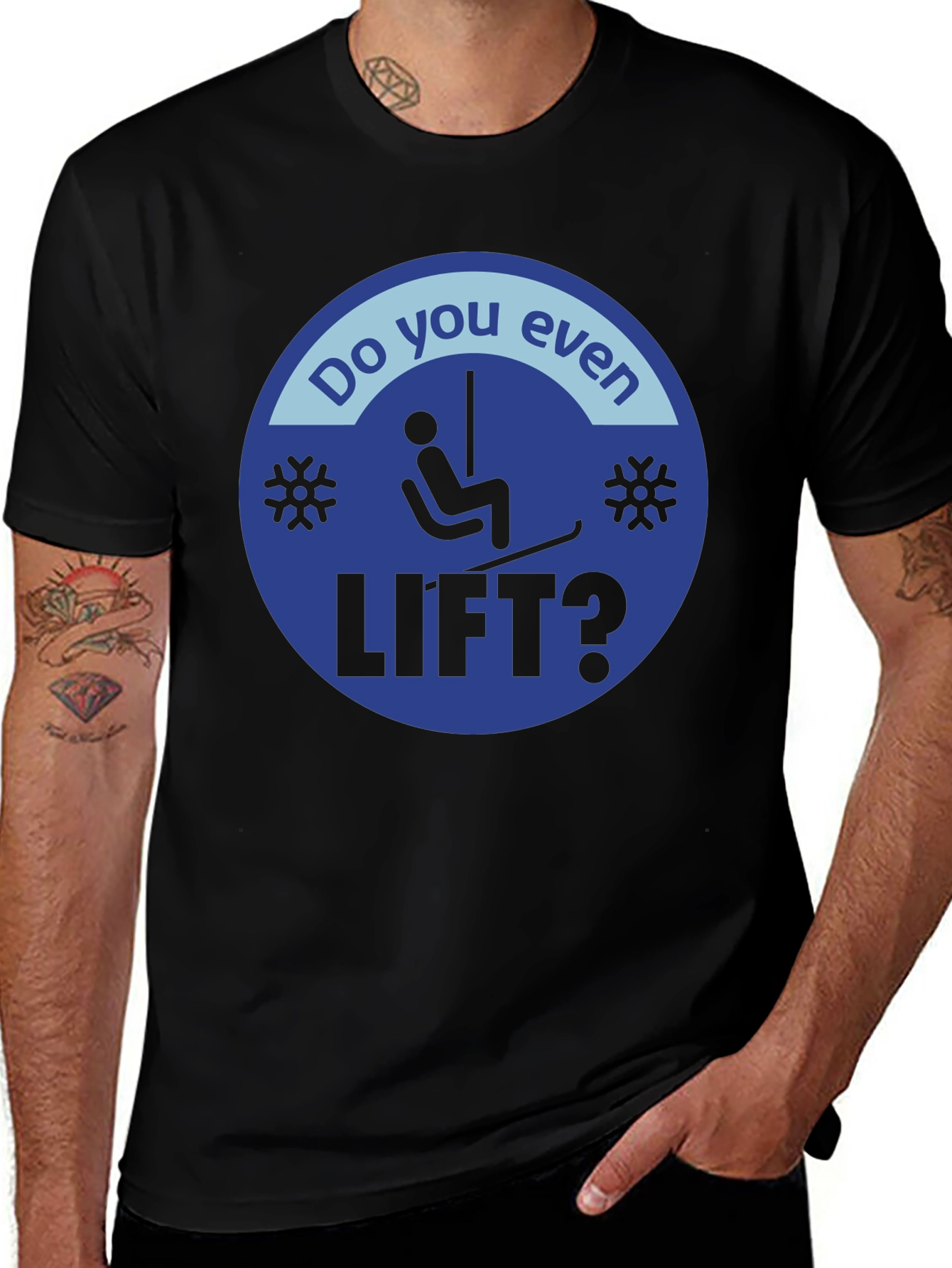 Do You Even Lift? Skiing T-Shirt