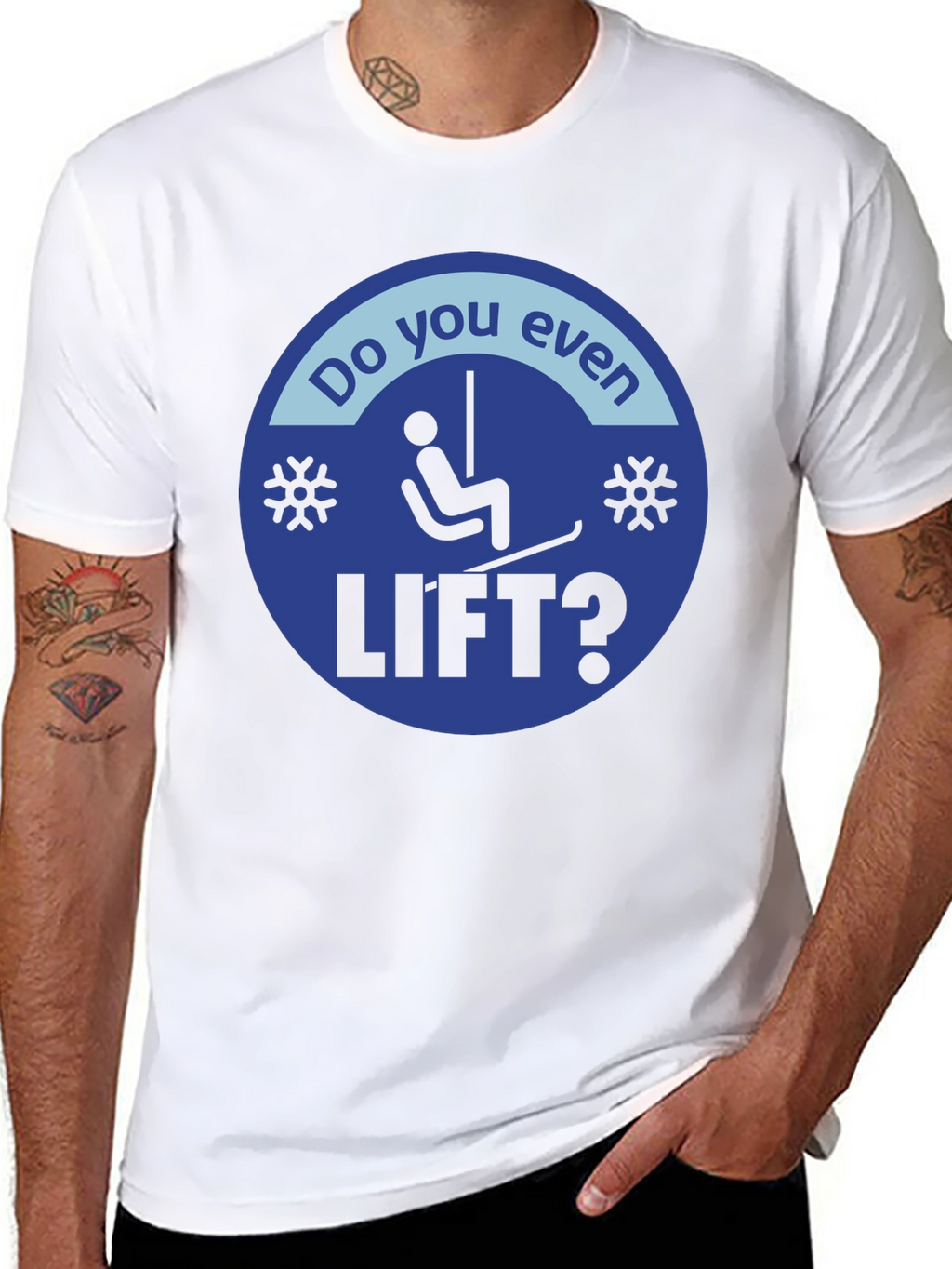 Do You Even Lift? Skiing T-Shirt