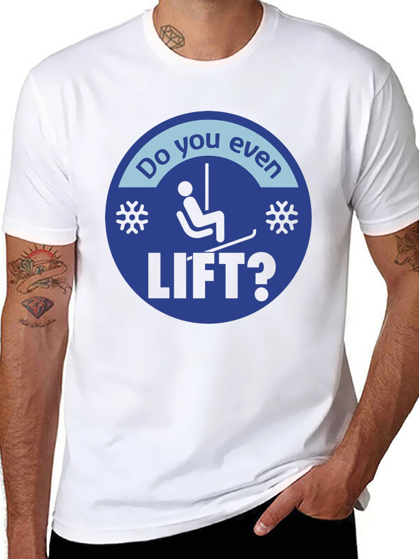 Do You Even Lift? Skiing T-Shirt