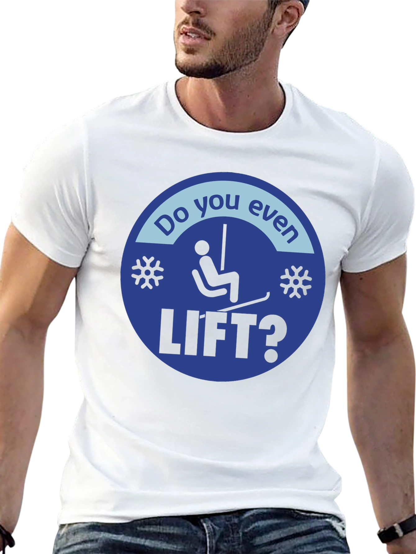 Do You Even Lift? Skiing T-Shirt