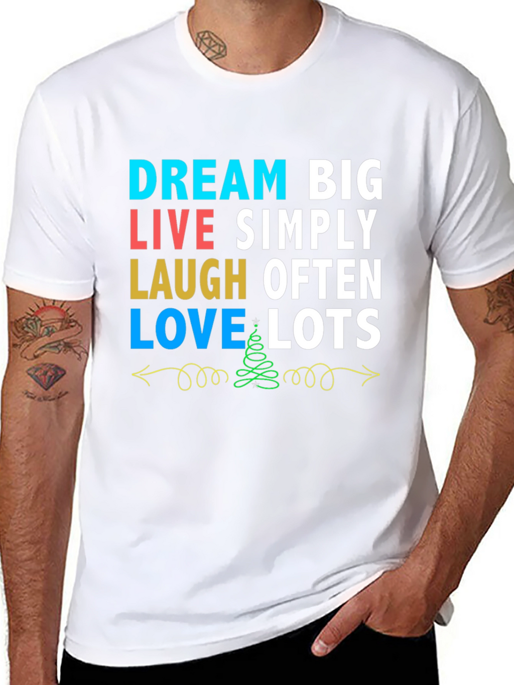 Dream Big Graphic Tee - Inspirational T-Shirt