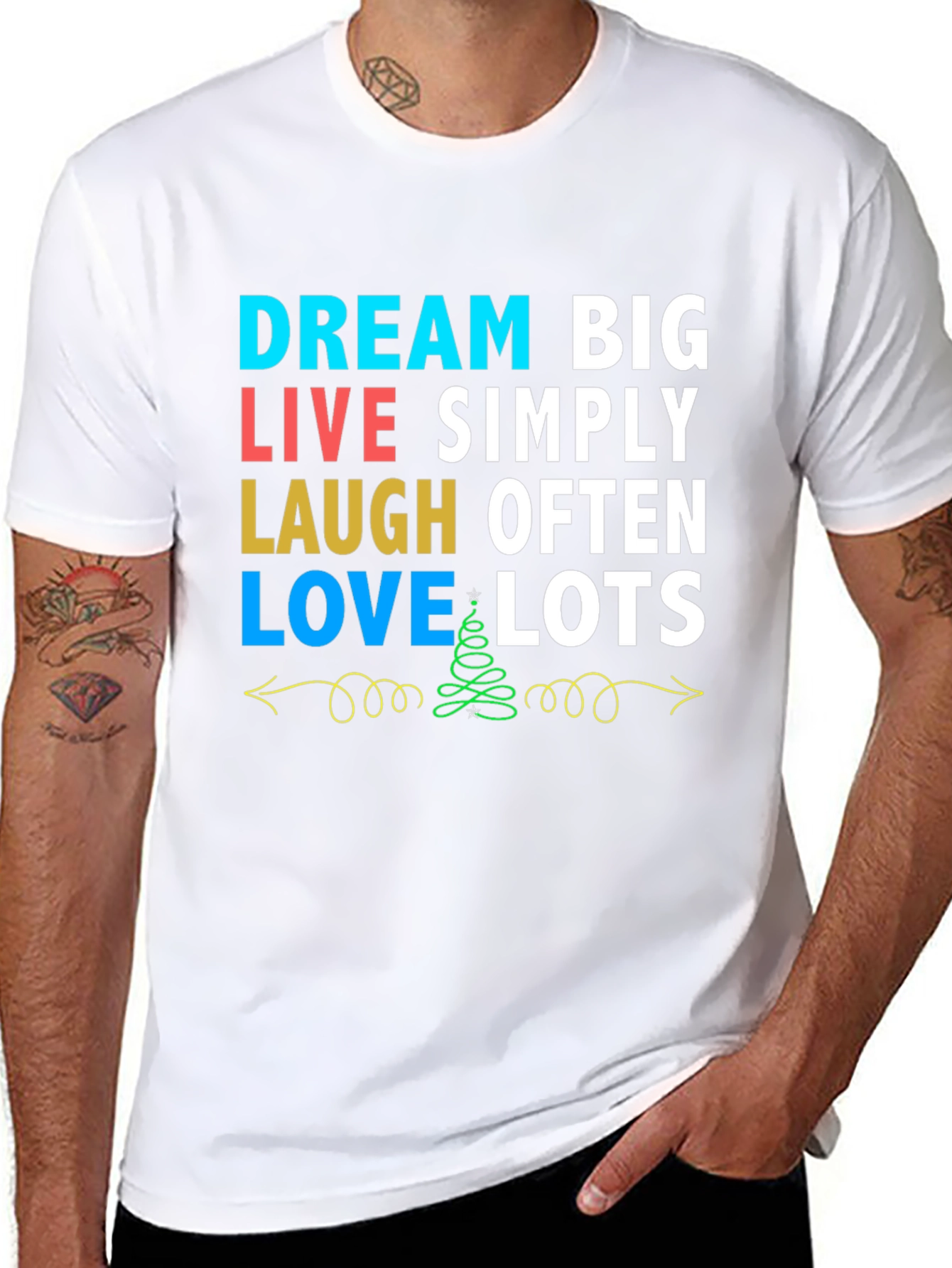 Dream Big Graphic Tee - Inspirational T-Shirt