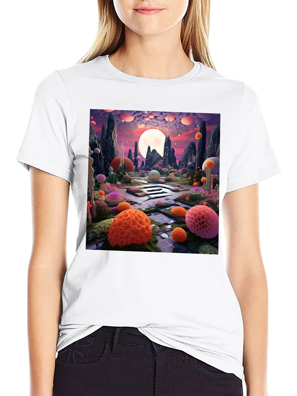 Surreal Landscape Graphic Tee