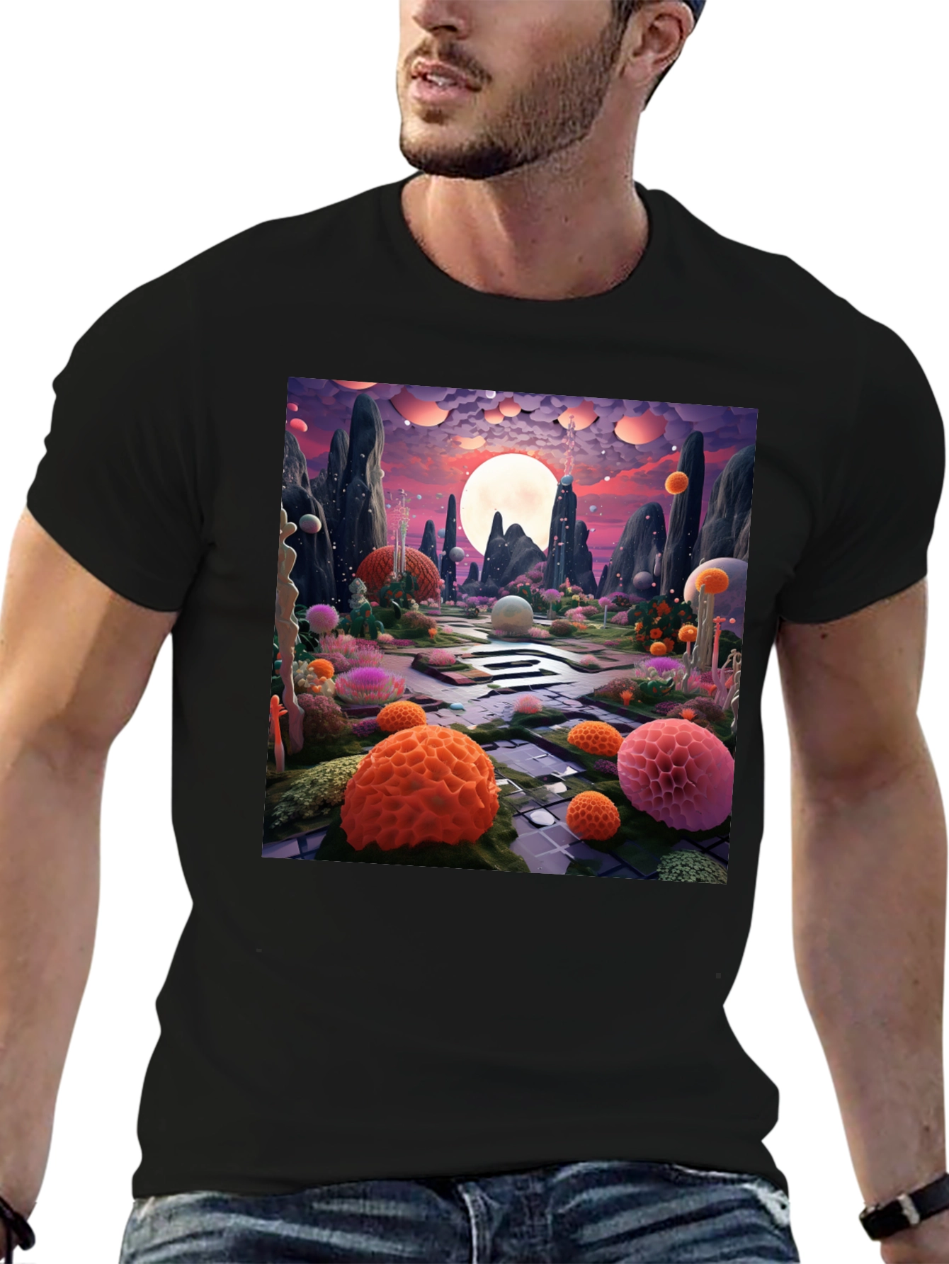 Surreal Landscape Graphic Tee