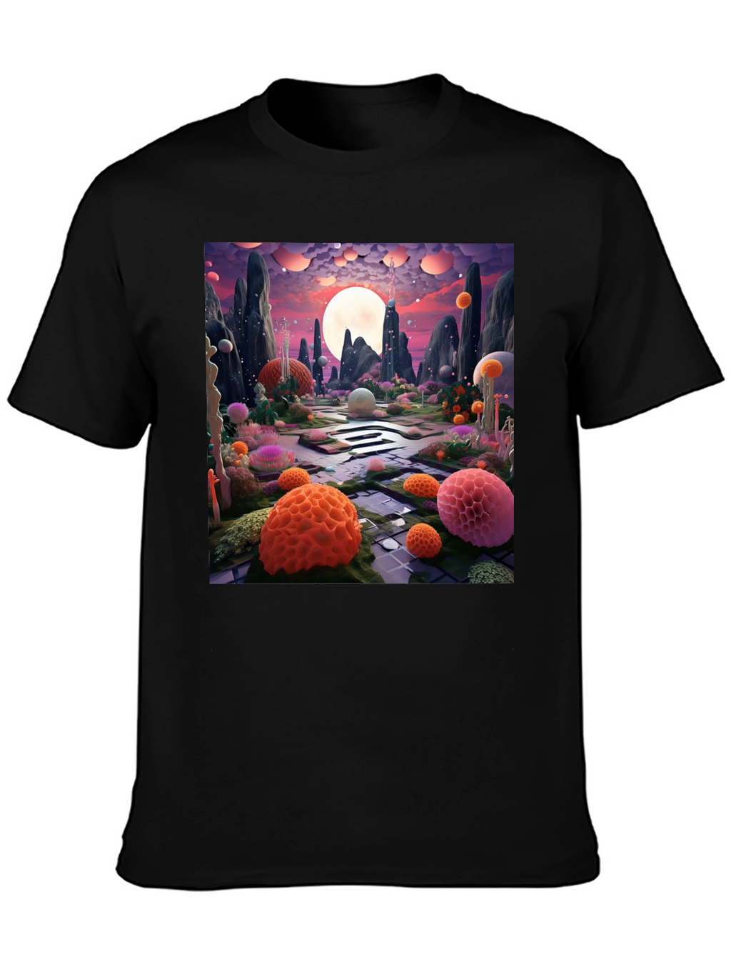 Surreal Landscape Graphic Tee