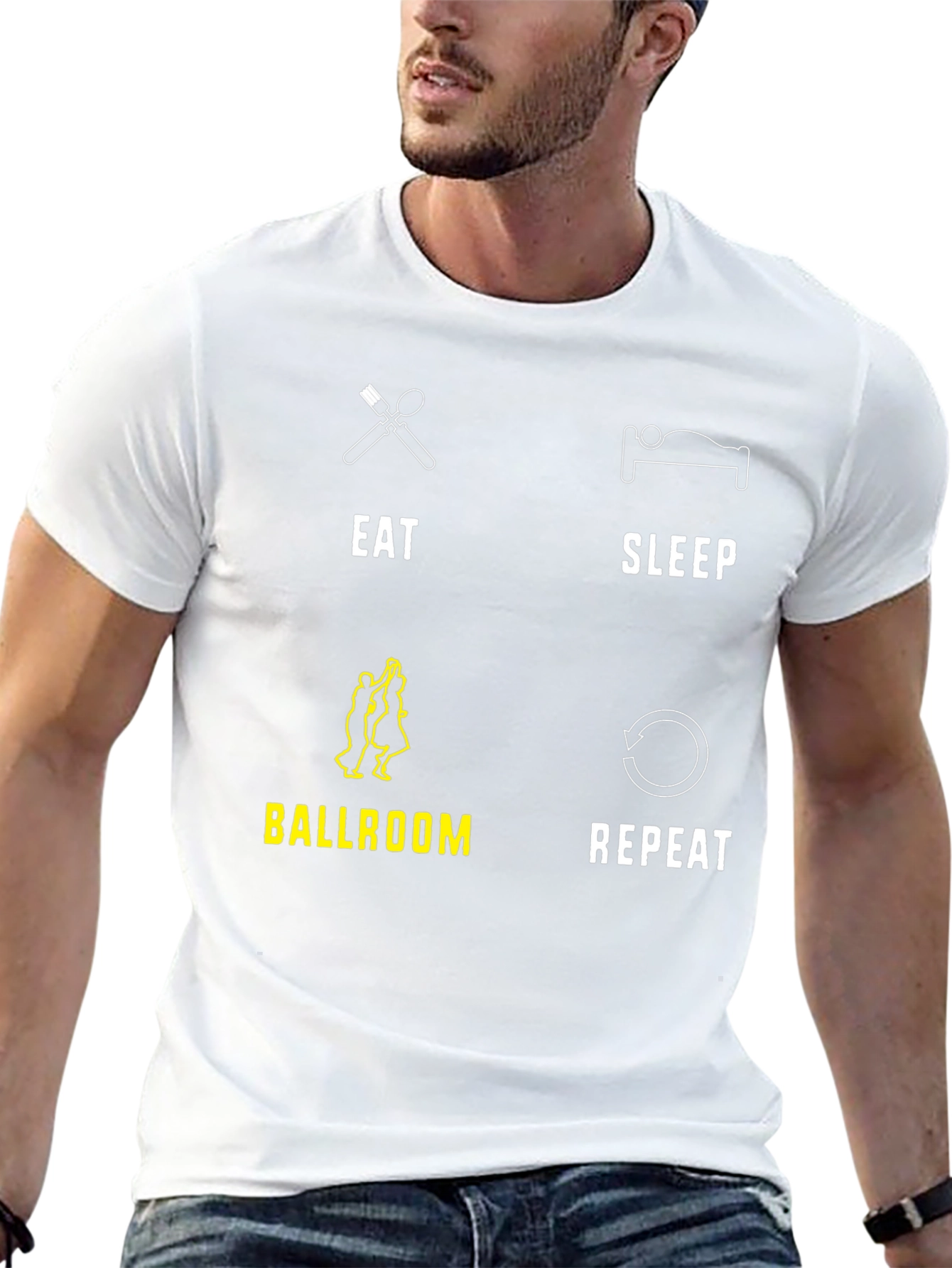 Eat Sleep Ballroom Repeat T-Shirt