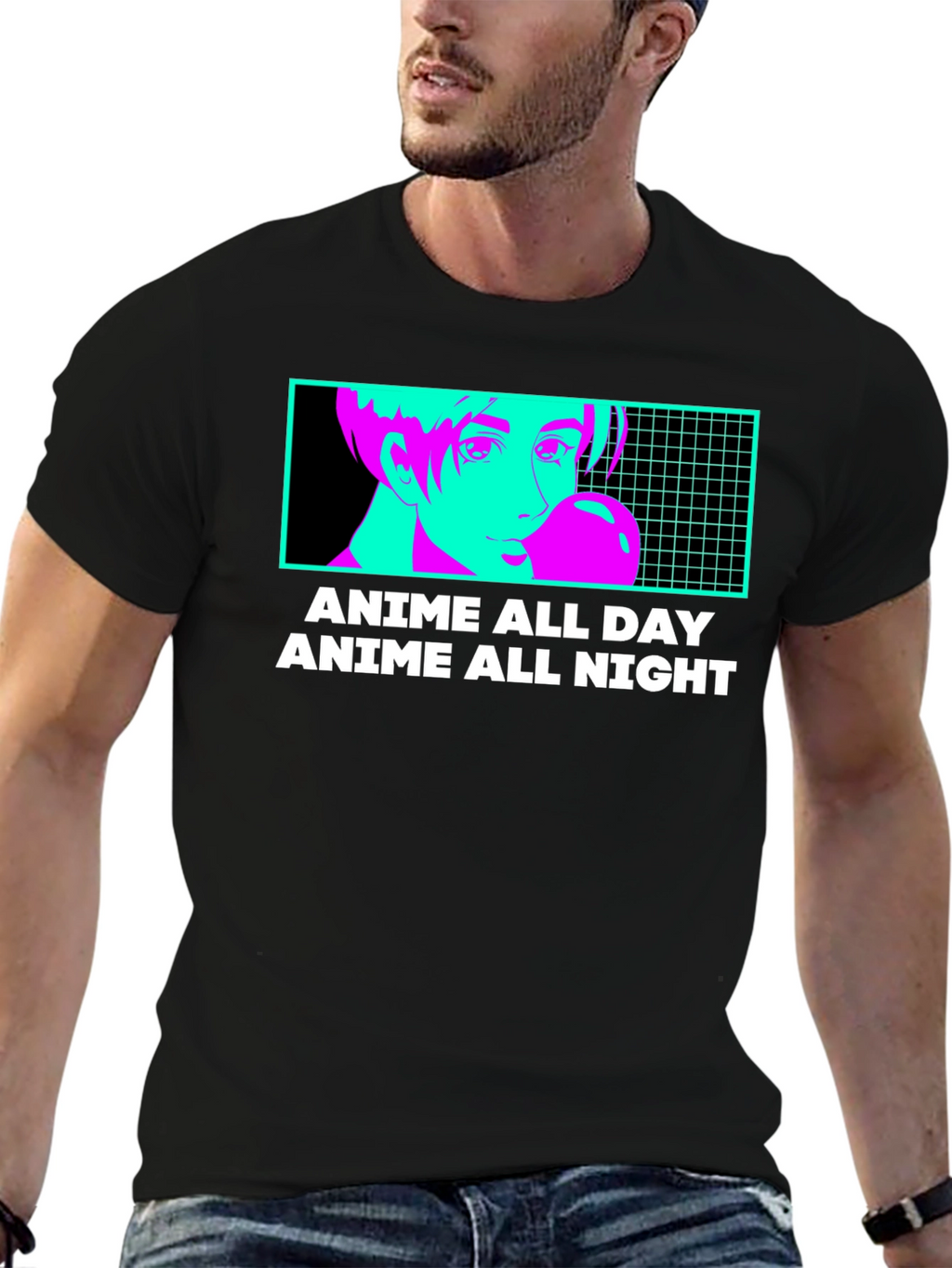 Anime All Day & Night T-Shirt