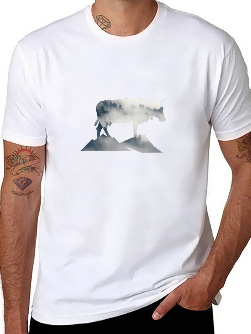 Cow Mountain Graphic Tee