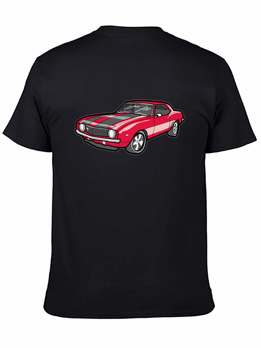 Classic Red Car Graphic T-Shirt