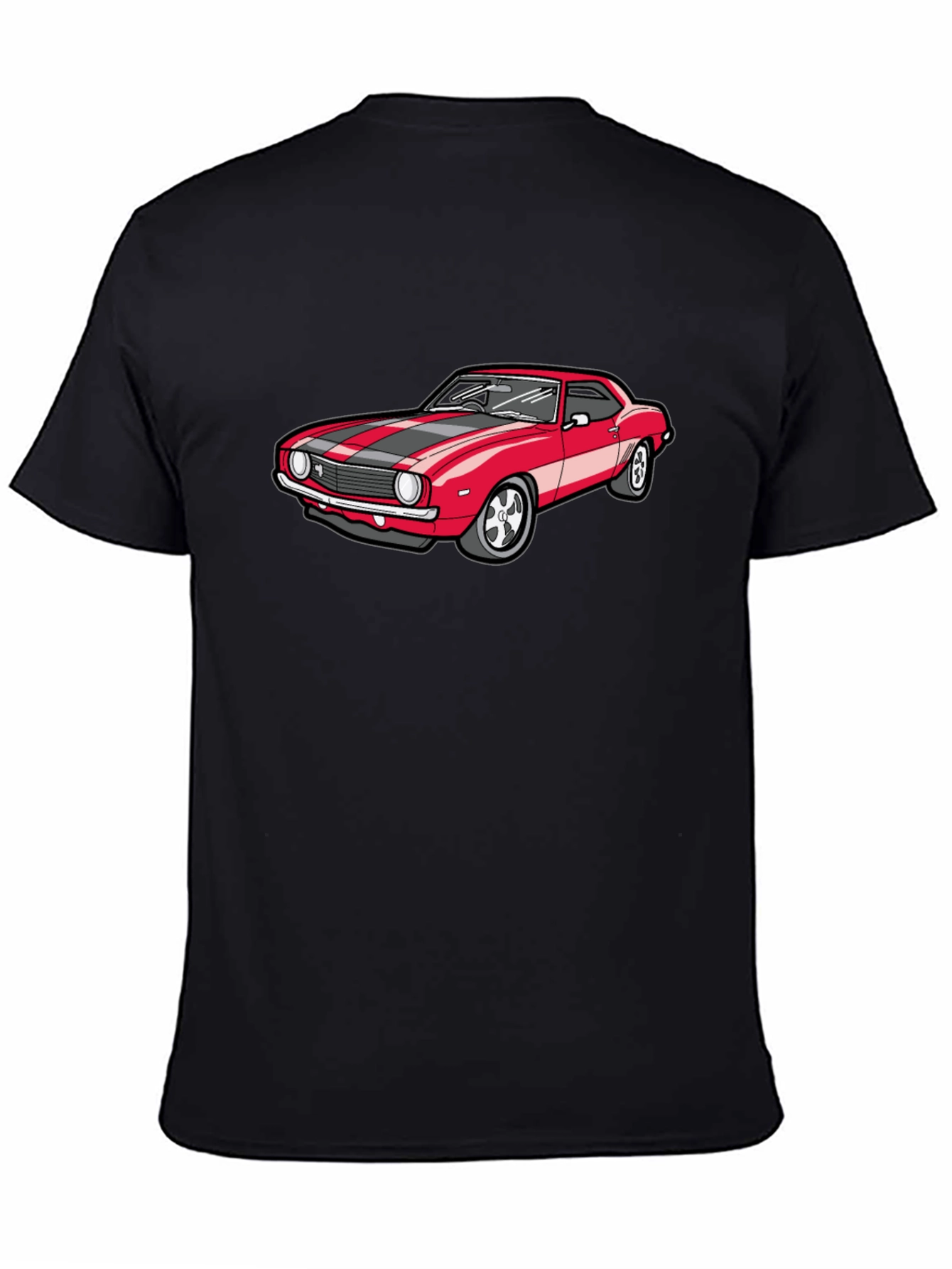 Classic Red Car Graphic T-Shirt