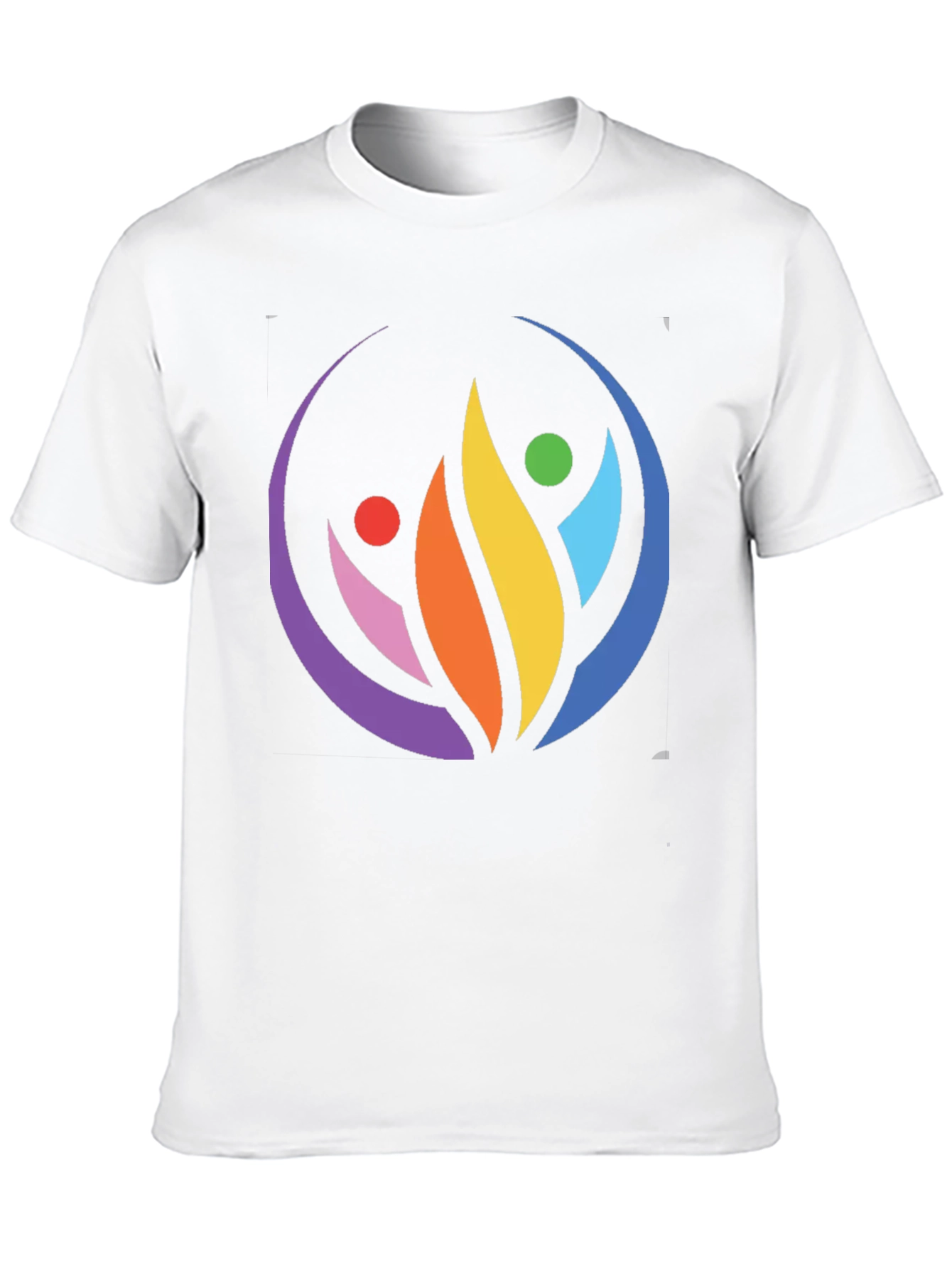 Vibrant Community Graphic Tee - Unisex Black T-Shirt