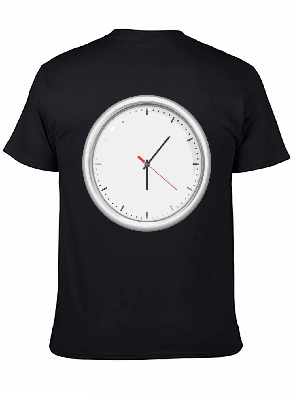 Clock Graphic T-Shirt - Time Design Tee