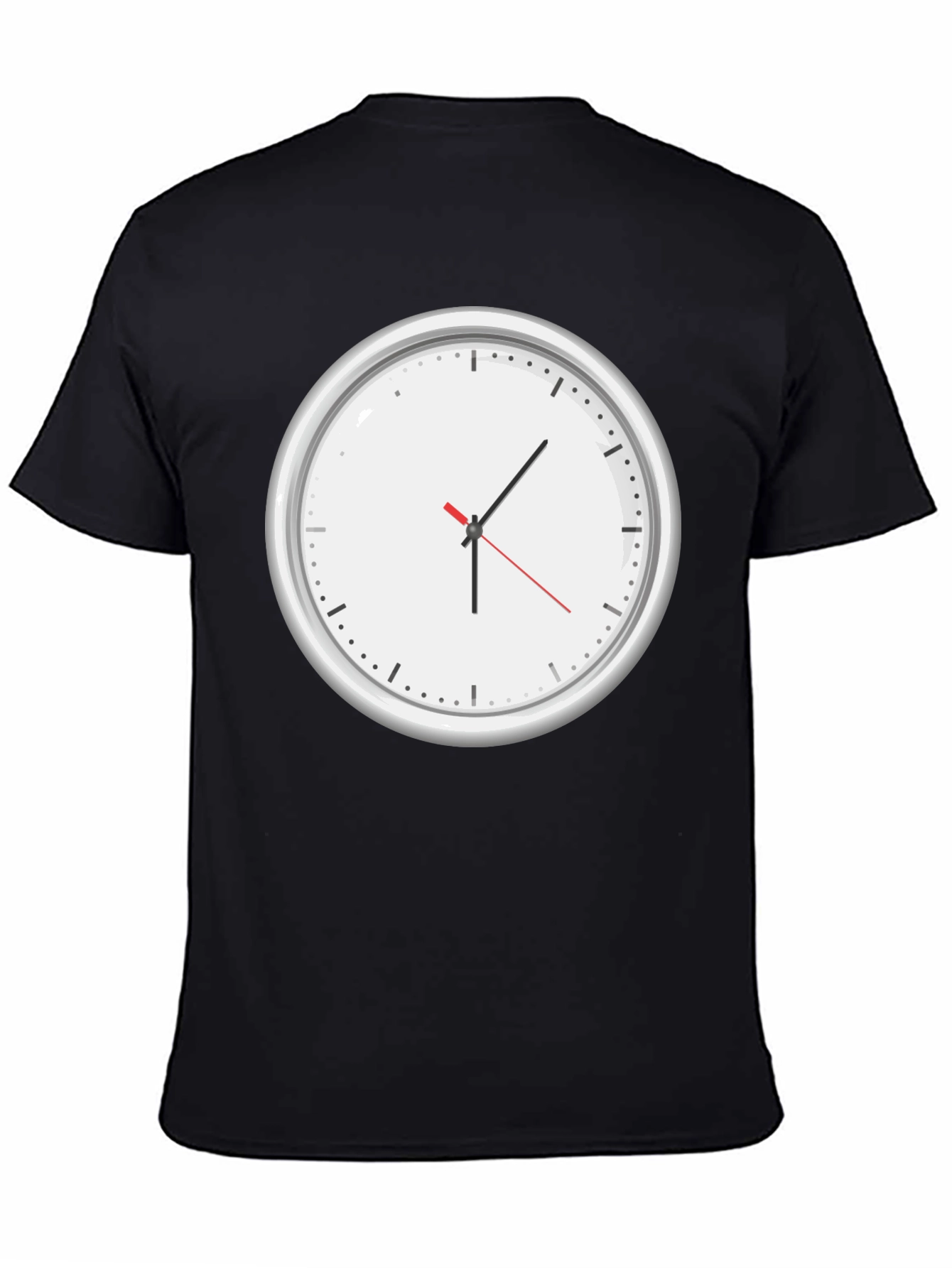 Clock Graphic T-Shirt - Time Design Tee