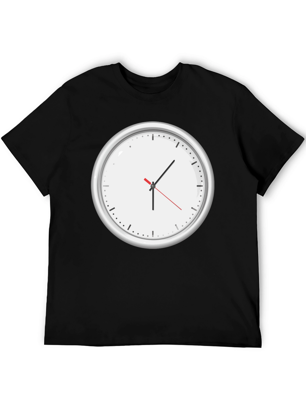 Clock Graphic T-Shirt - Time Design Tee