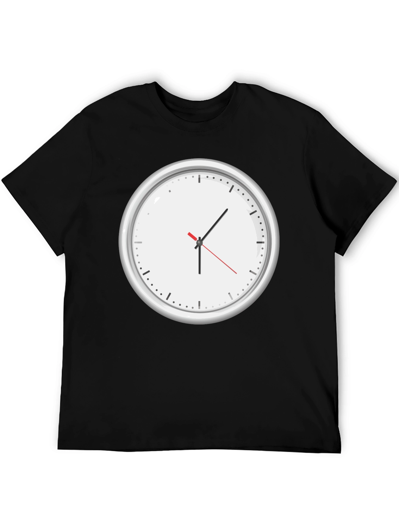 Clock Graphic T-Shirt - Time Design Tee