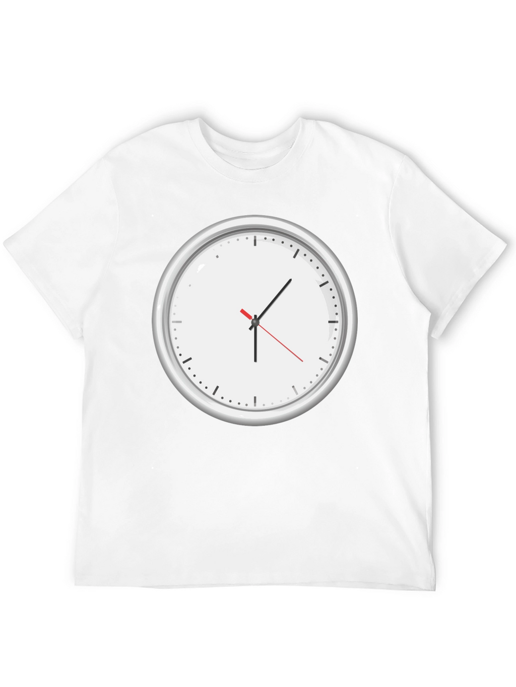 Clock Graphic T-Shirt - Time Design Tee