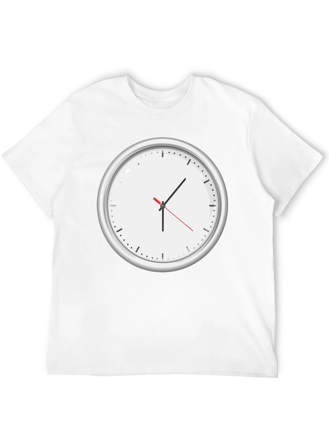 Clock Graphic T-Shirt - Time Design Tee