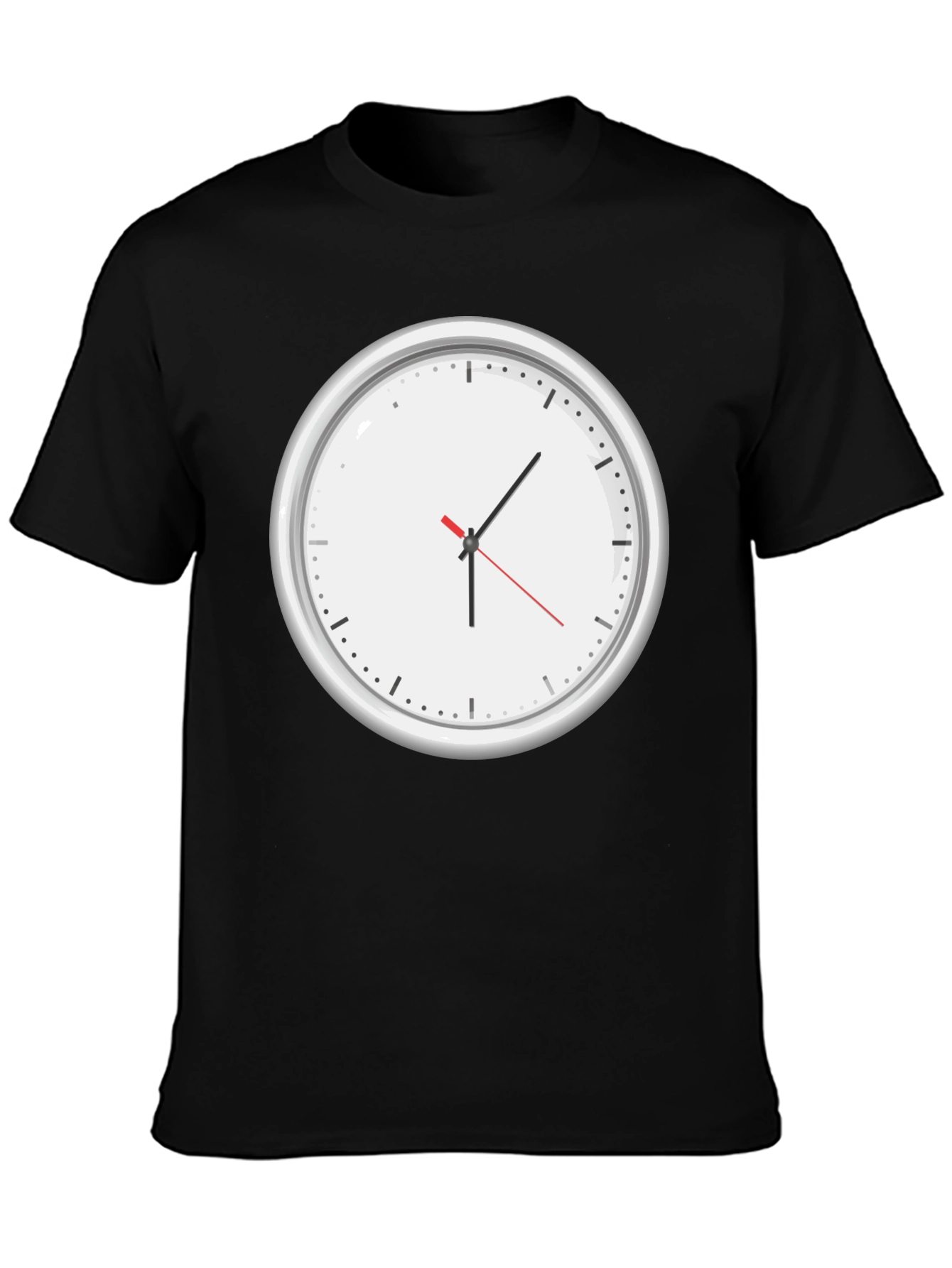 Clock Graphic T-Shirt - Time Design Tee