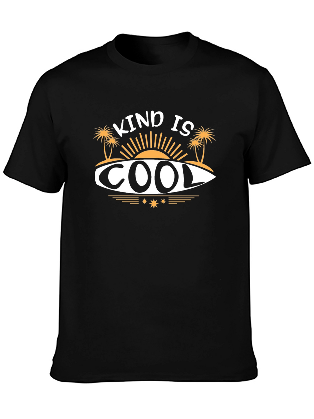 Kind is Cool Graphic Tee - Black