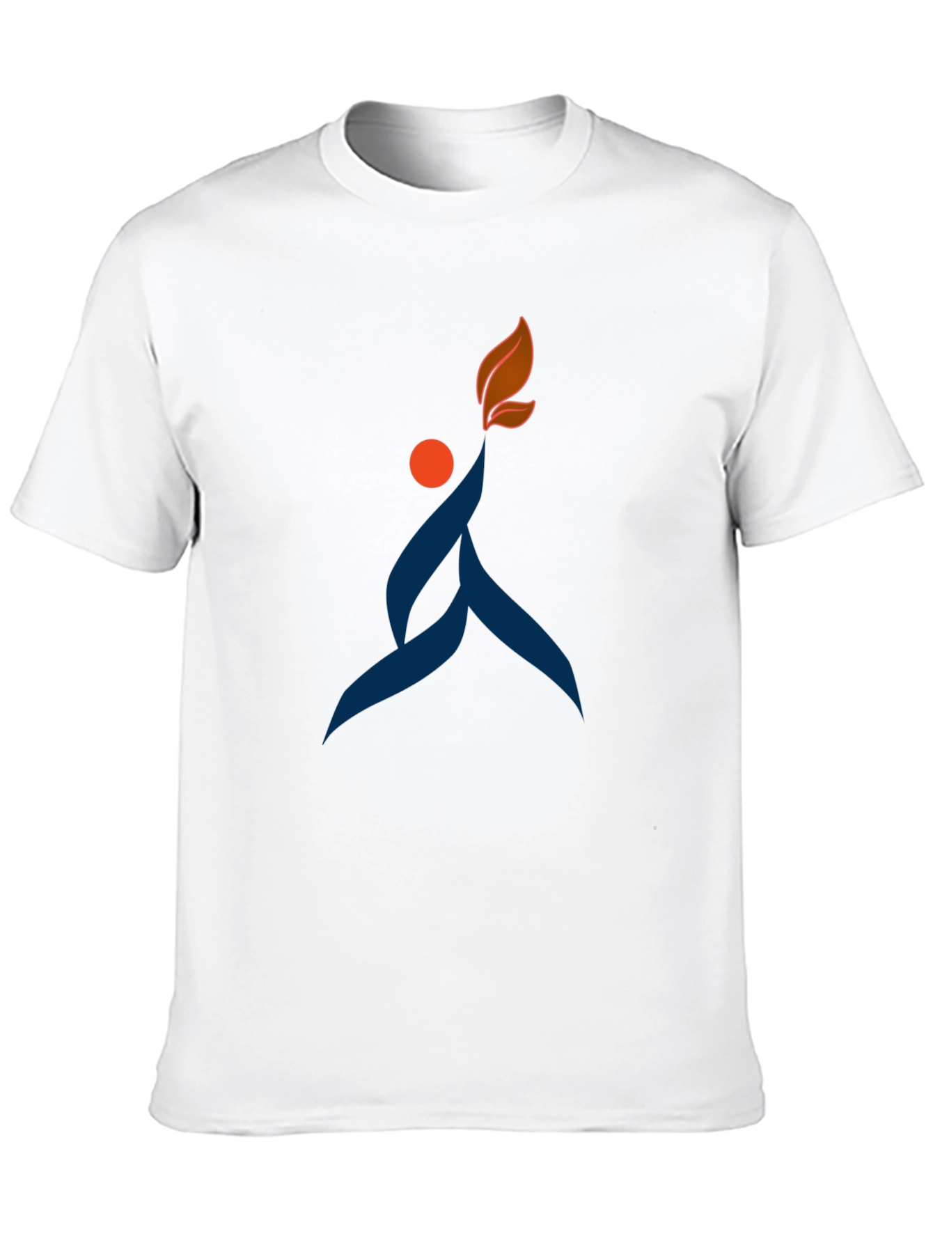 Abstract Graphic Print Tee - Casual Style