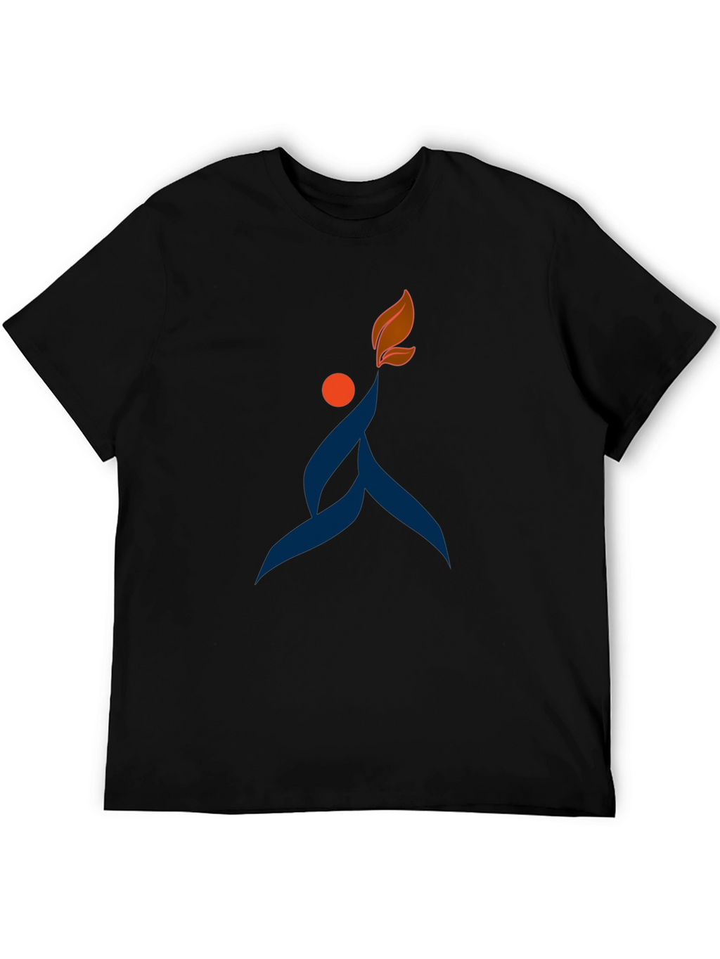 Abstract Graphic Print Tee - Casual Style