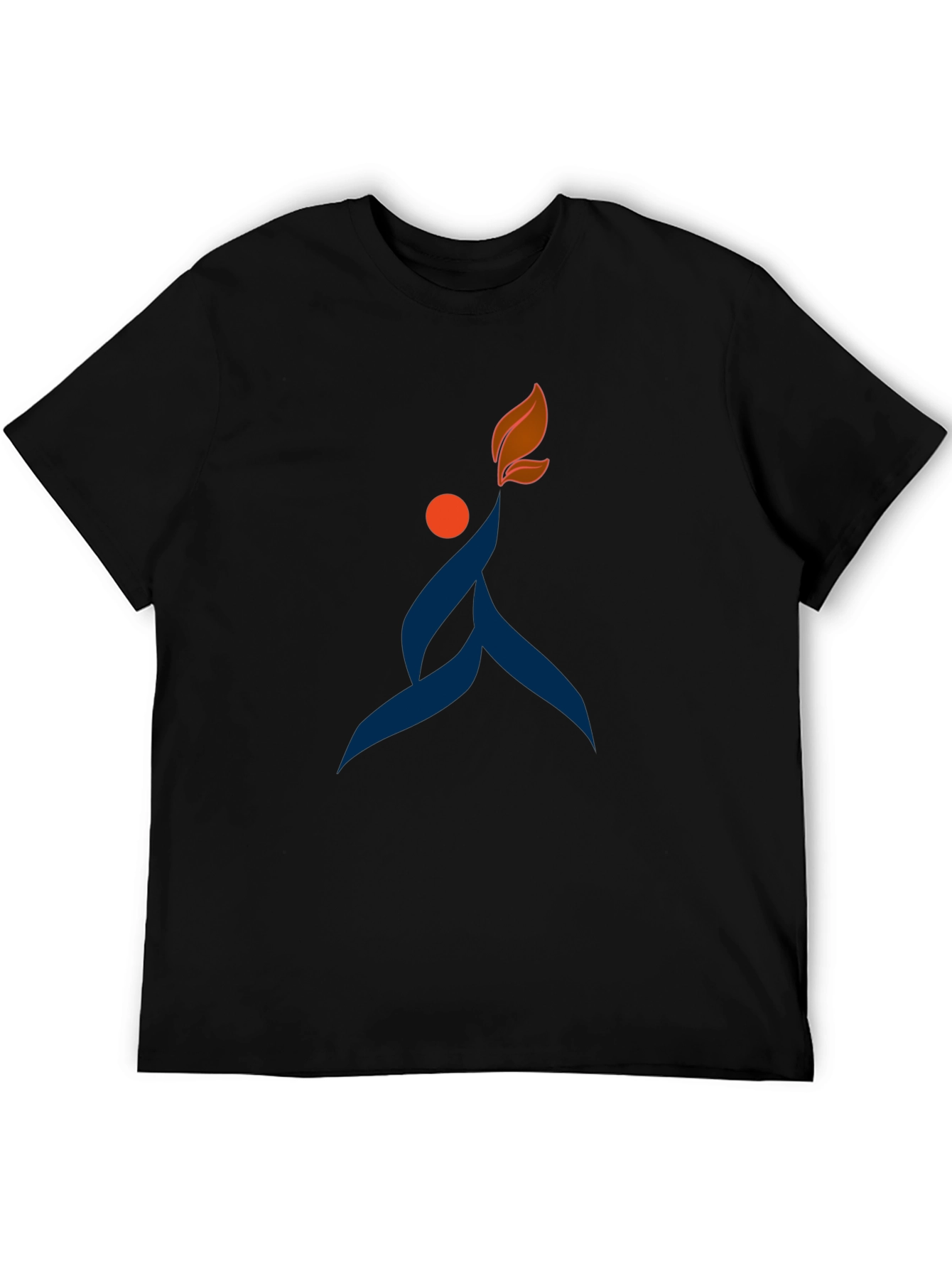 Abstract Graphic Print Tee - Casual Style