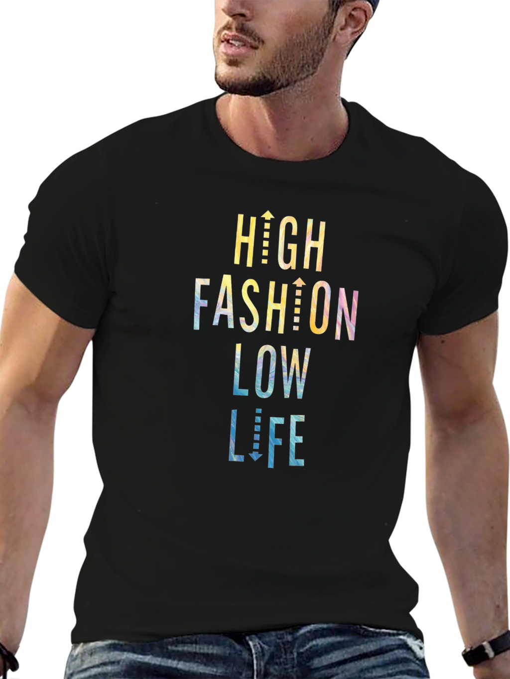 High Fashion Low Life Graphic Tee