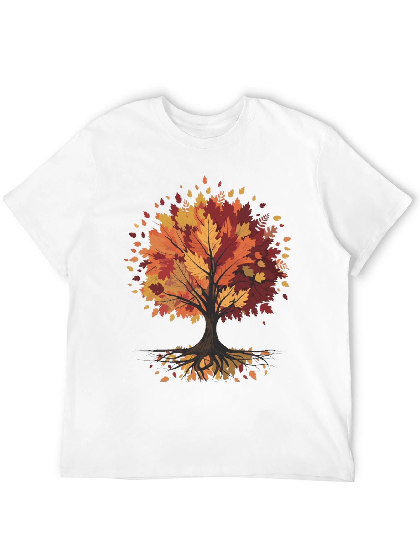 Autumn Tree Graphic Tee - Stylish Fall Design