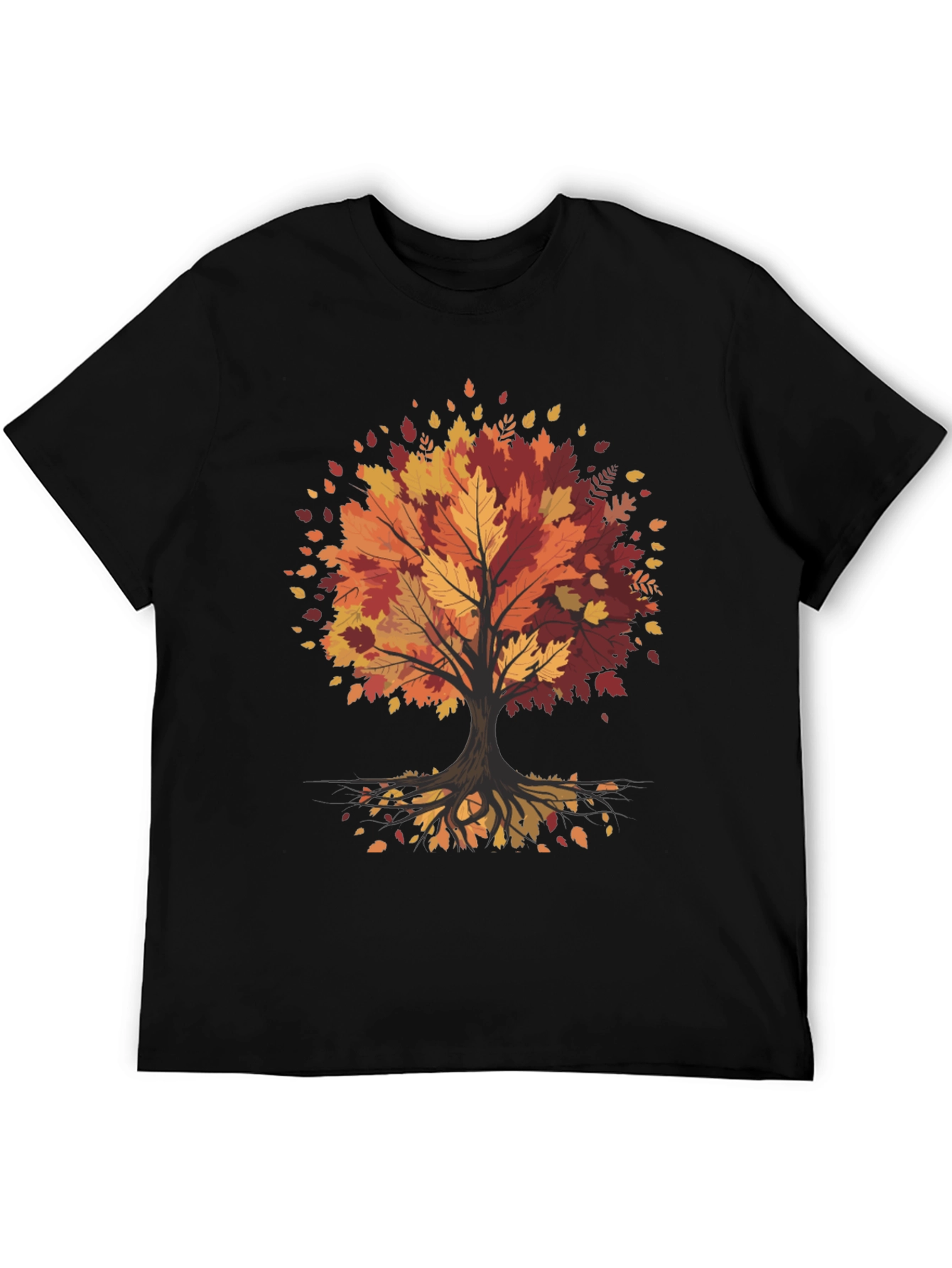 Autumn Tree Graphic Tee - Stylish Fall Design