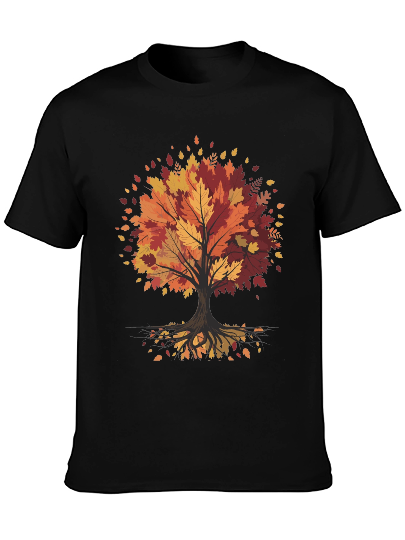 Autumn Tree Graphic Tee - Stylish Fall Design