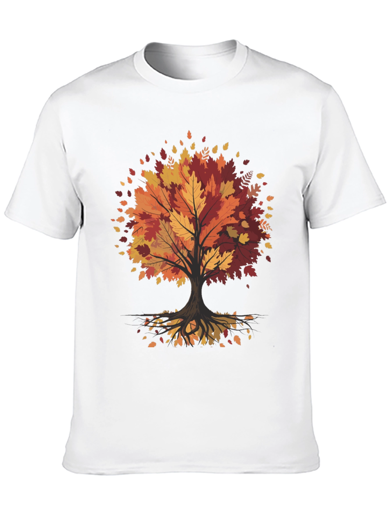 Autumn Tree Graphic Tee - Stylish Fall Design
