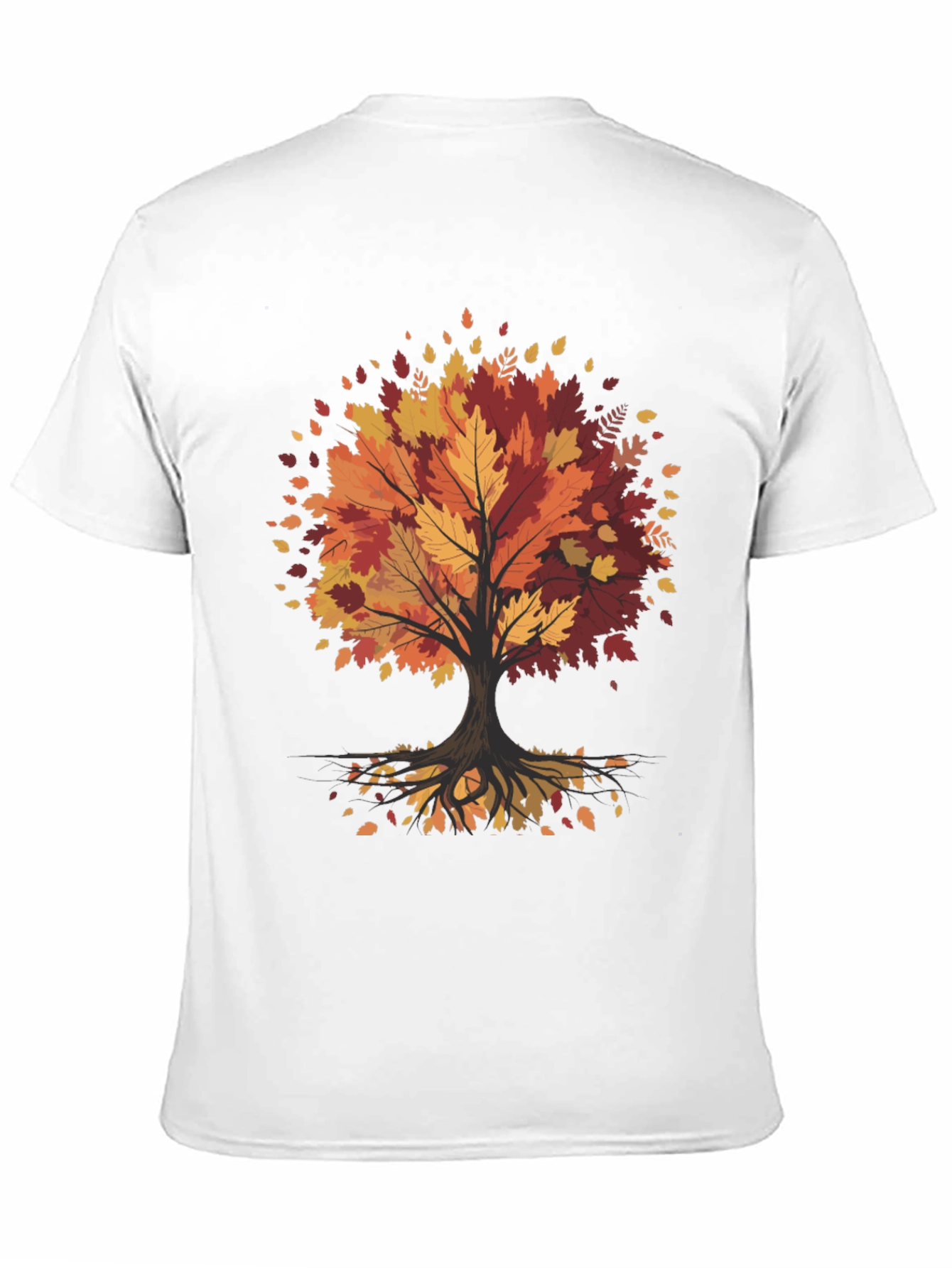 Autumn Tree Graphic Tee - Stylish Fall Design