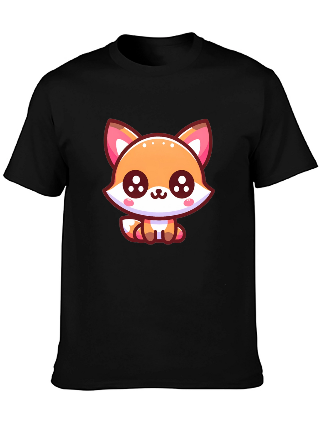 Cute Cartoon Fox Graphic Tee