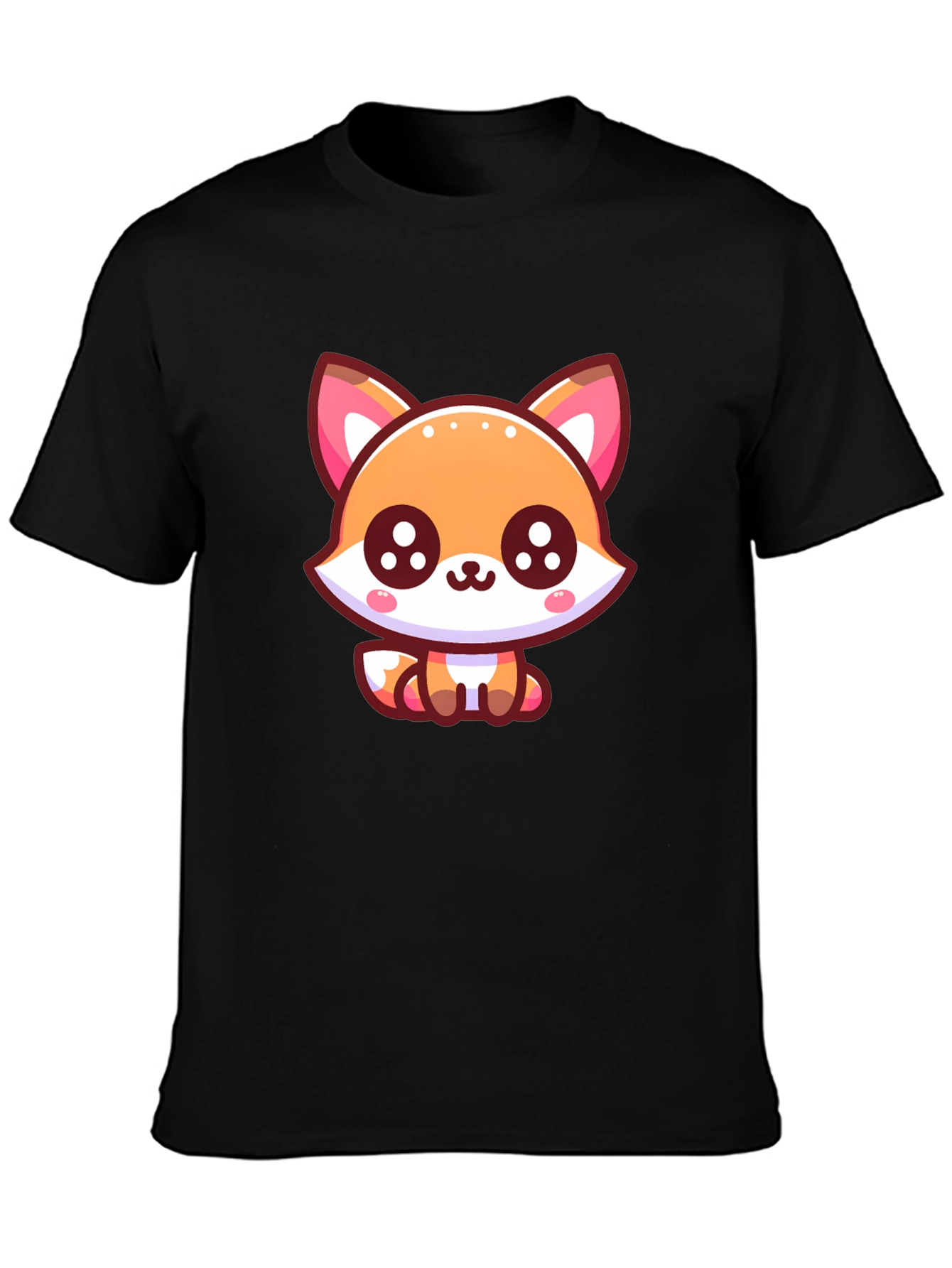 Cute Cartoon Fox Graphic Tee