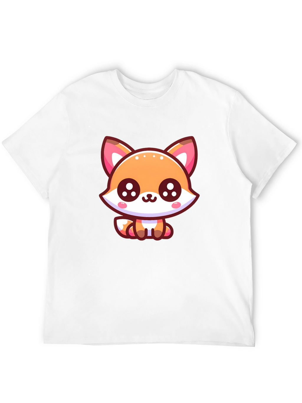 Cute Cartoon Fox Graphic Tee