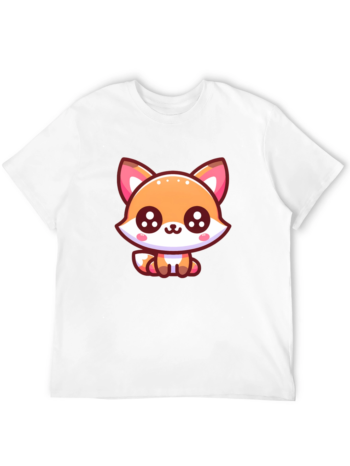 Cute Cartoon Fox Graphic Tee