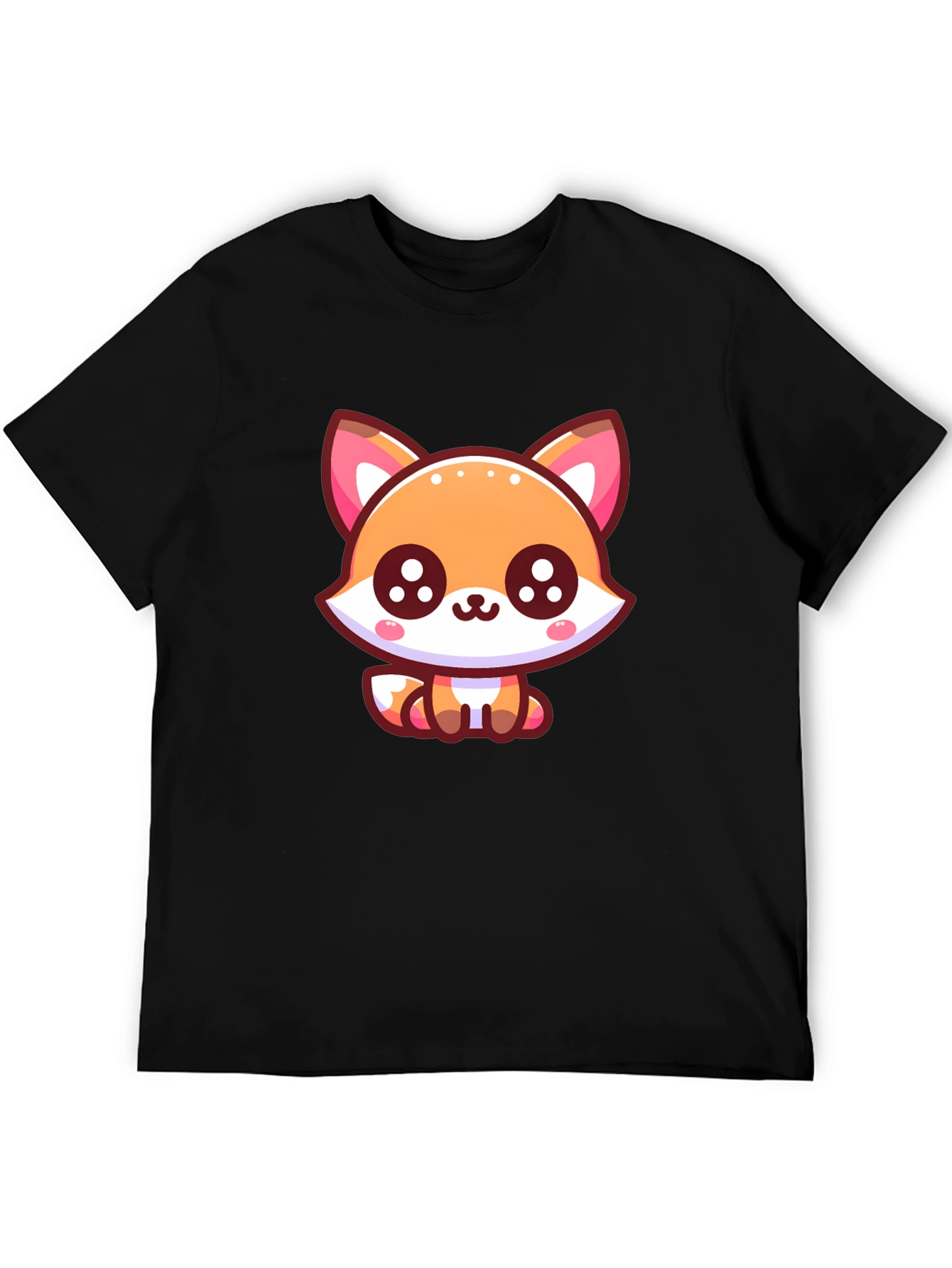 Cute Cartoon Fox Graphic Tee